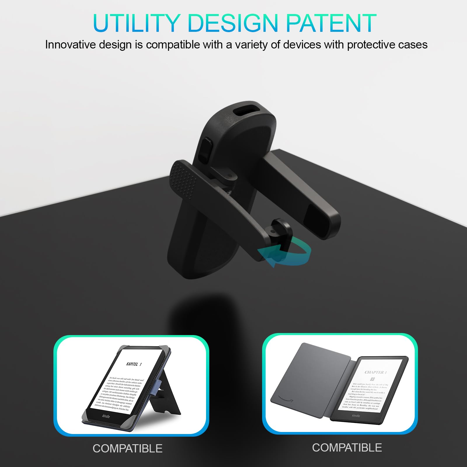 Remote Page Turner 2 Pack For Kindle, Support Forward & Backward, Compatible With Paperwhite Oasis Kobo Ereaders