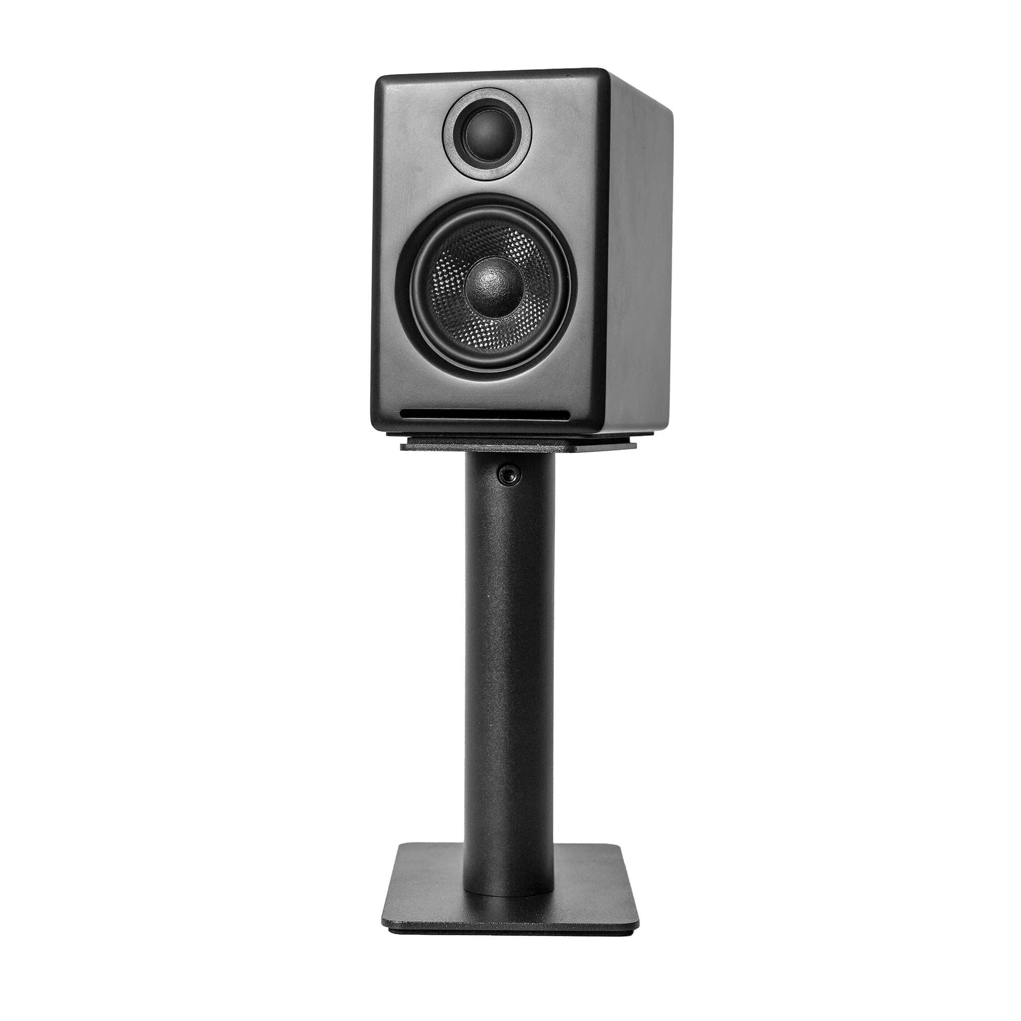 Kanto Sp9 Universal Desktop Speaker Stands   9 Inch   2 Pack   Steel (Black)