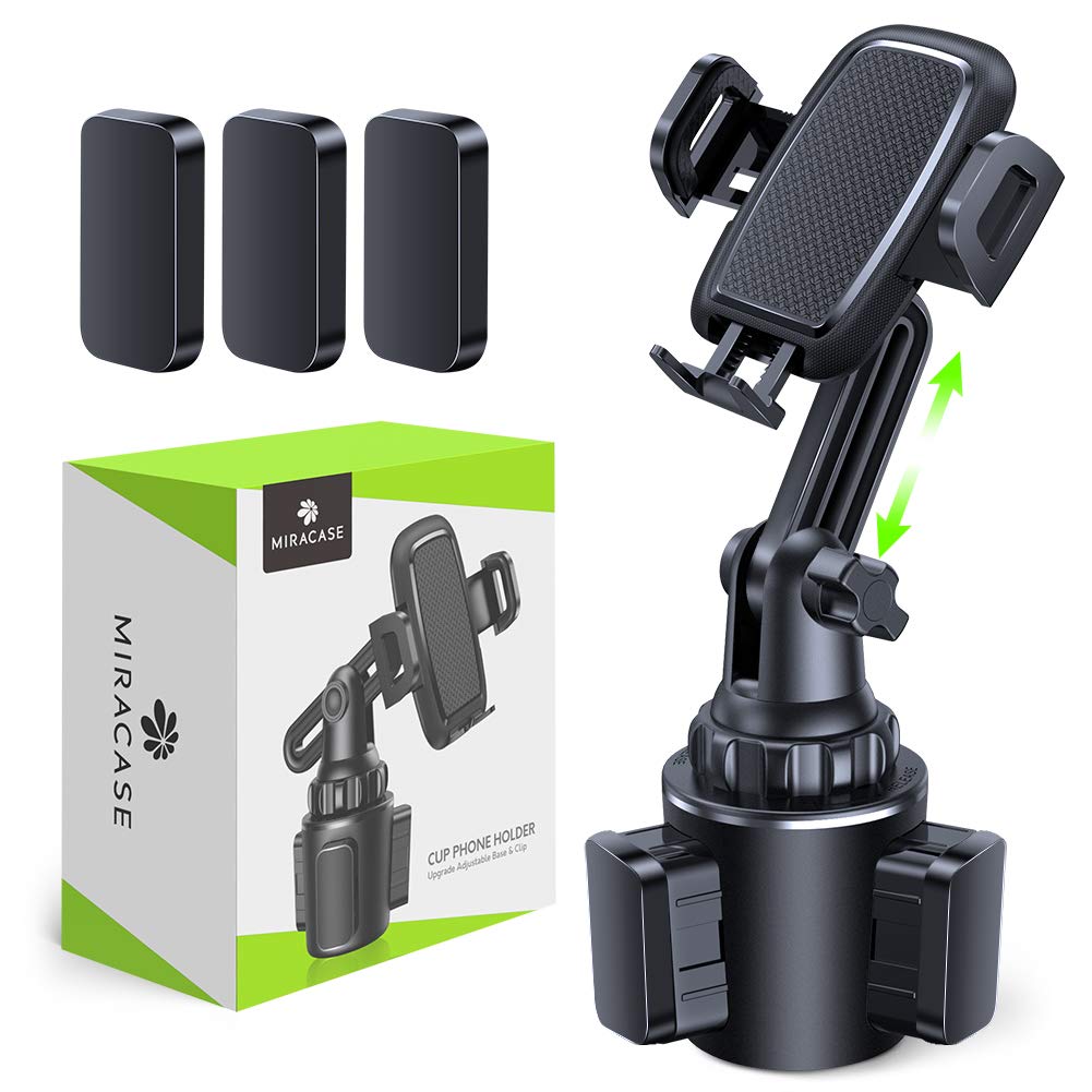 Miracase Cup Holder Phone Mount For Car, Universal Phone Holders For Your Car, Long Neck Car Cup Cell Phone Mount For Iphone Sam