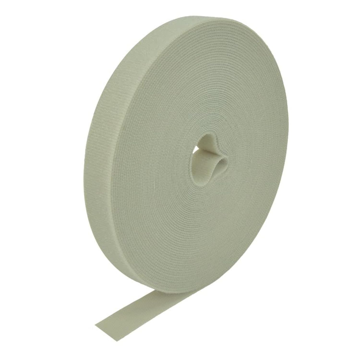 DIGITMON Hook and Loop Fastening Strap Tape Cable Tie Roll 50Ft 0.8in Grey
