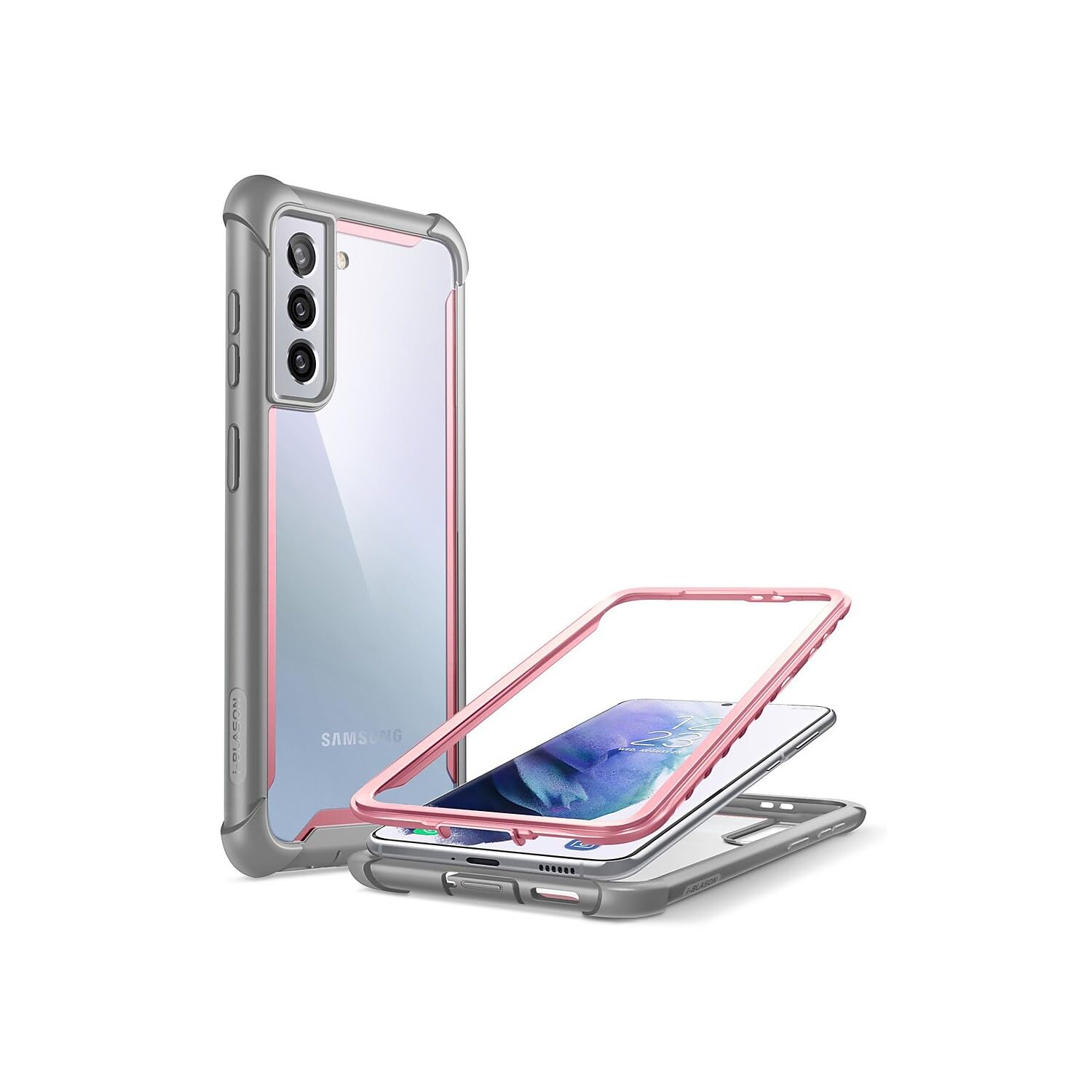 I Blason Ares Series Case Designed For Galaxy S21 Plus 5G (2021 Release), Rugged Clear Bumper Case Without Built In Screen Prote