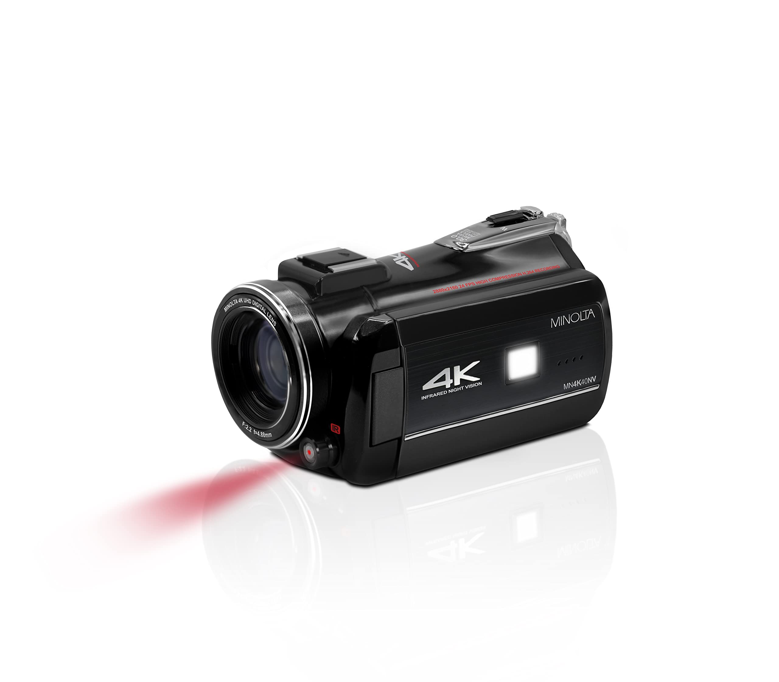 Minolta Mn4K40Nv 4K Ultra Hd / 30 Mp Night Vision Camcorder (Black)