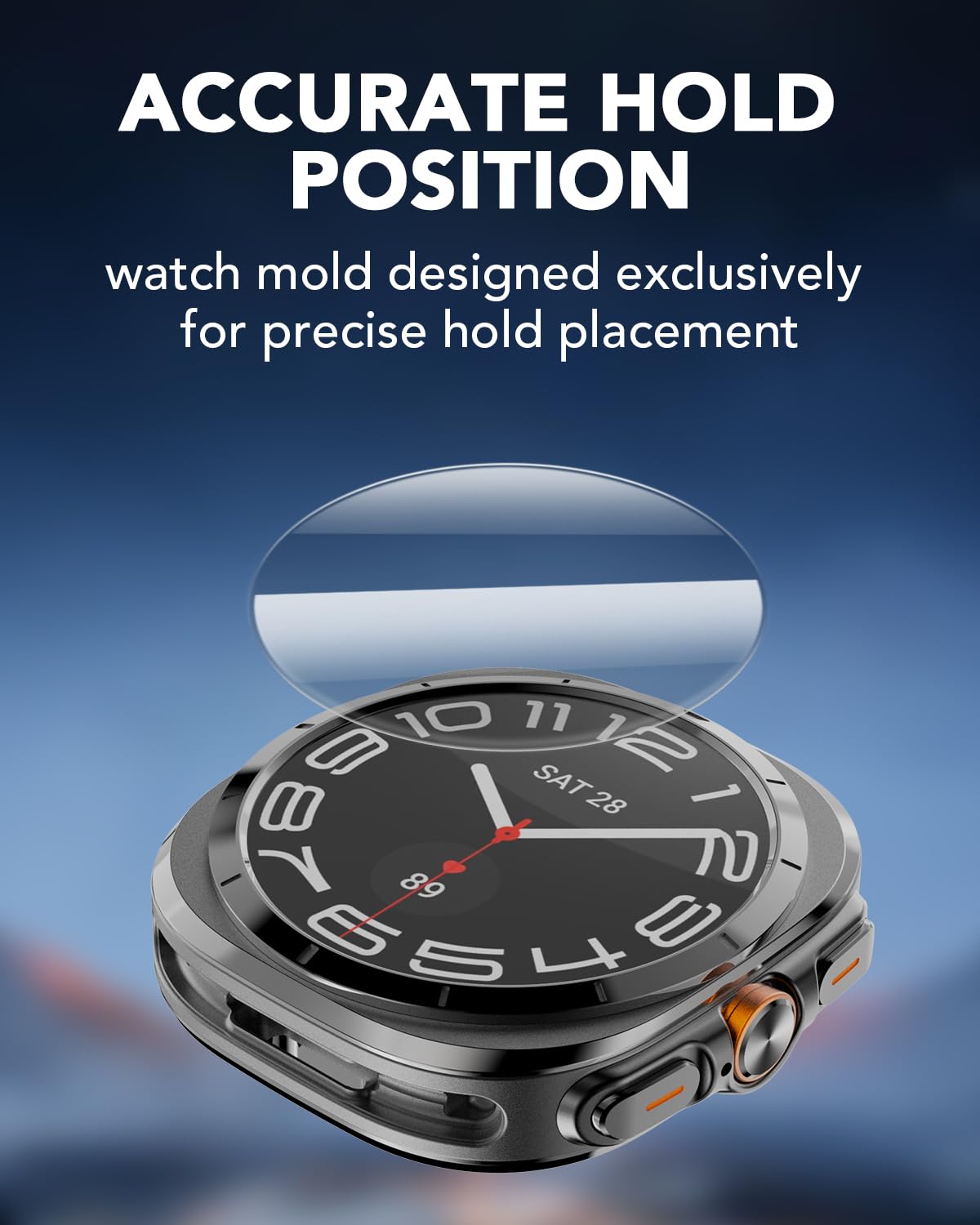 Spguard 4 Pack Galaxy Watch Ultra 7 47Mm Screen Protector, Tempered Glass Protectors Accessories Compatible With Samsung Galaxy