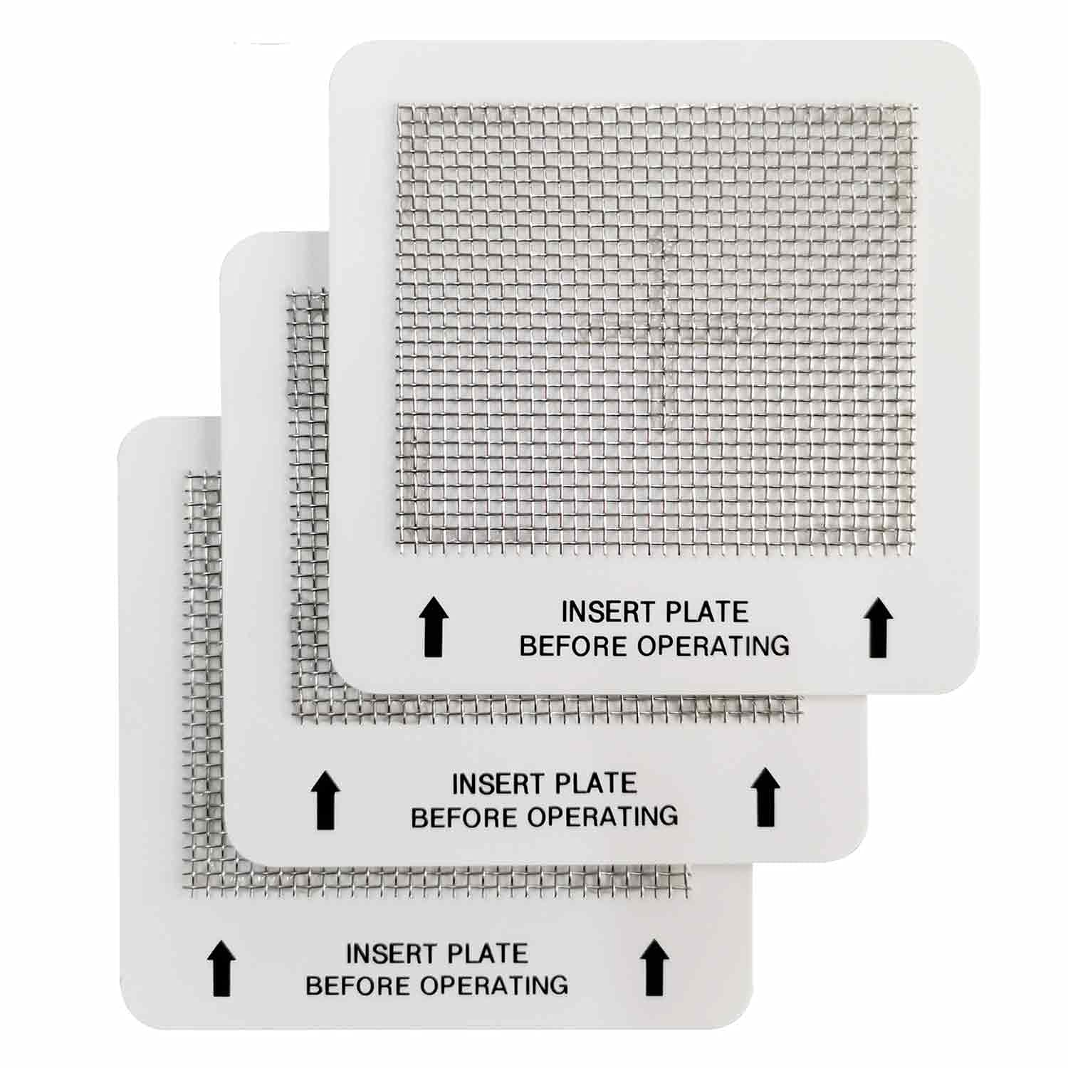 Lufutatech Universal Ceramic Ozone Plates For Generic Ozone Generators Washable Purification Air Purifier, 4.5'' X 4.5'' Inches