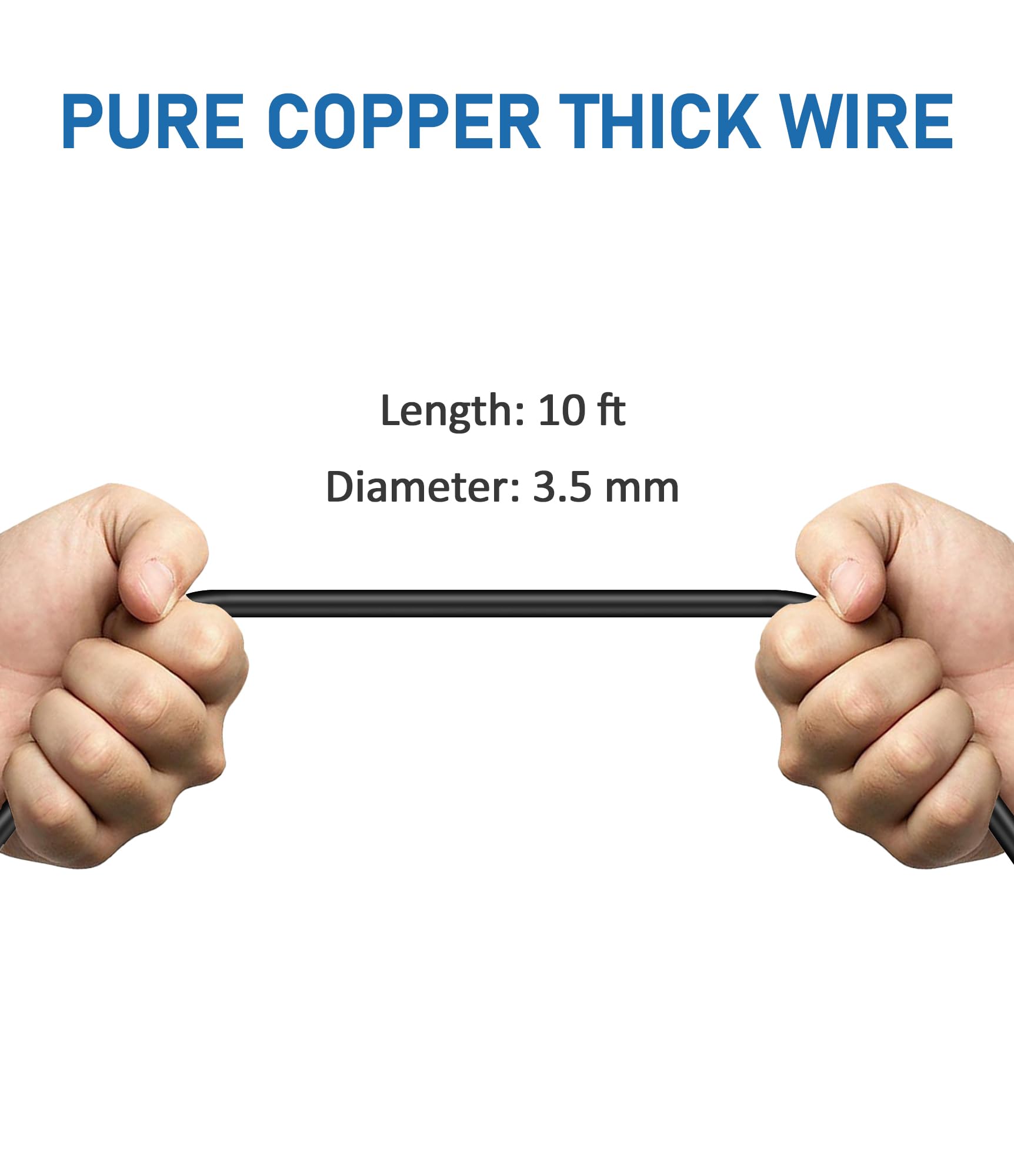 Yqmajim Gps Dash Cam Power Cable,(10Ft Mini Usb) Pure Copper Thicker 90 Degree Mini Usb Charger Cable For Garmin Gps, Mirror Cam