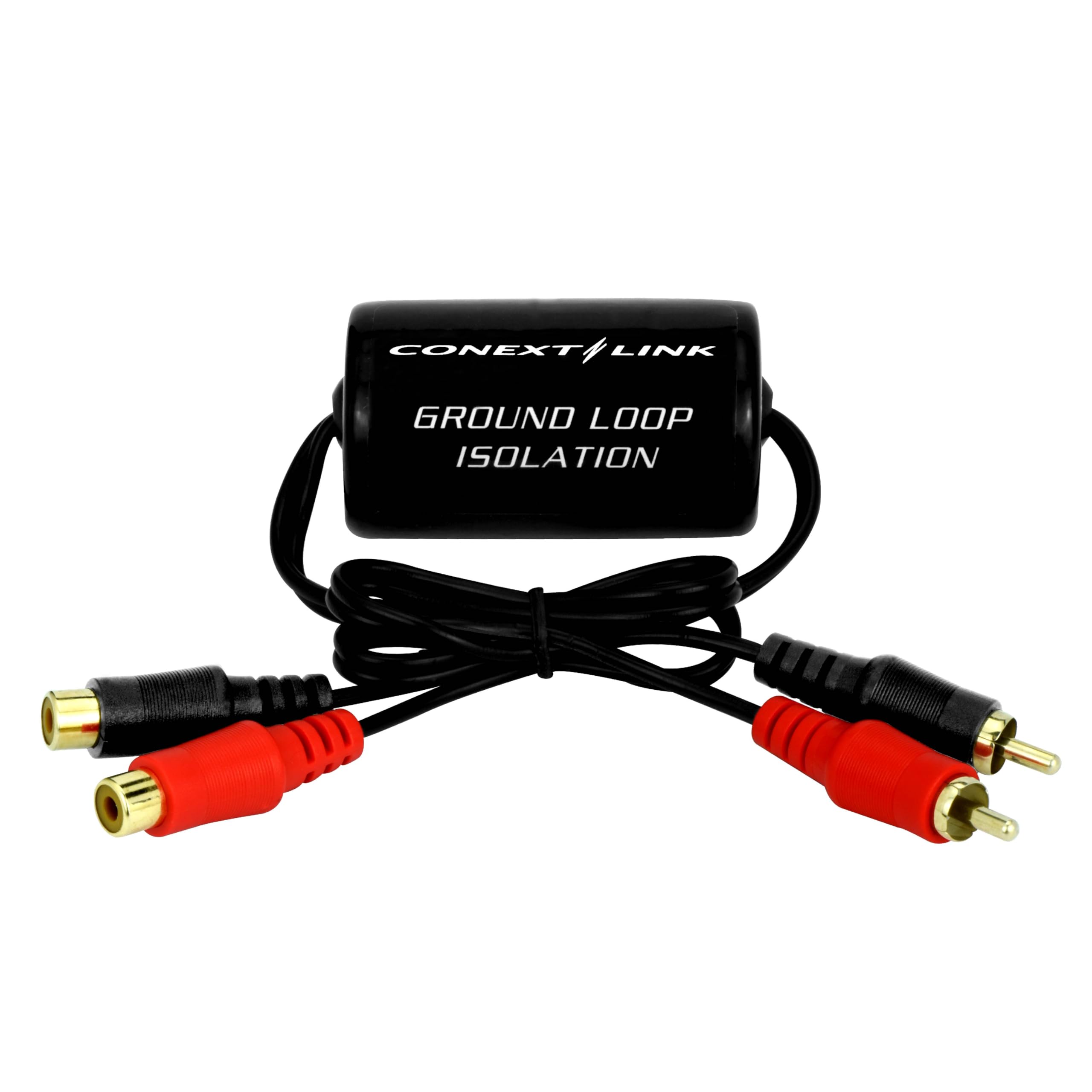 Conext Link Rca Stereo 2 Channel Ground Loop Isolator Signal Noise Filter Suppressor Reducer Alternator For Car Audio Home Stere