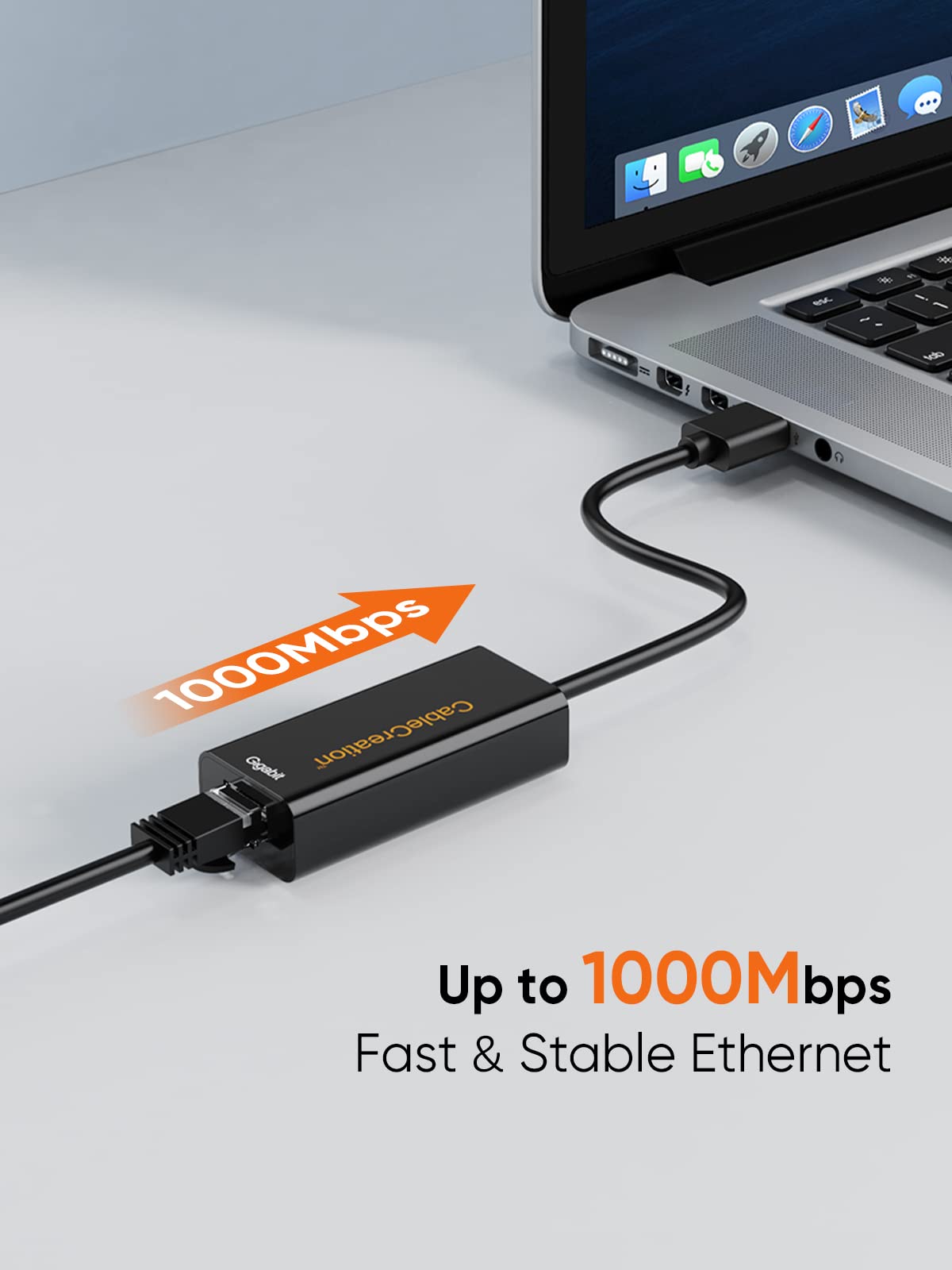 Usb To Ethernet Adapter, Cablecreation Usb 3.0 To 10/100/1000 Gigabit Wired Lan Network Adapter Compatible With Nintendo Switch,