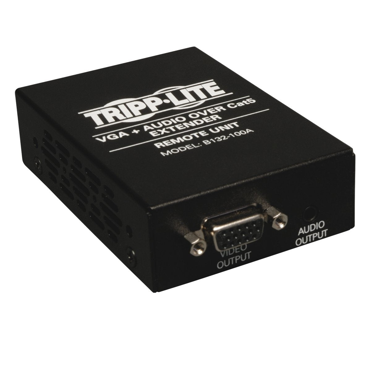 Tripp Lite Vga With Audio Over Cat5 / Cat6 Extender, Receiver 1920X1440 At 60Hz(B132 100A),Black