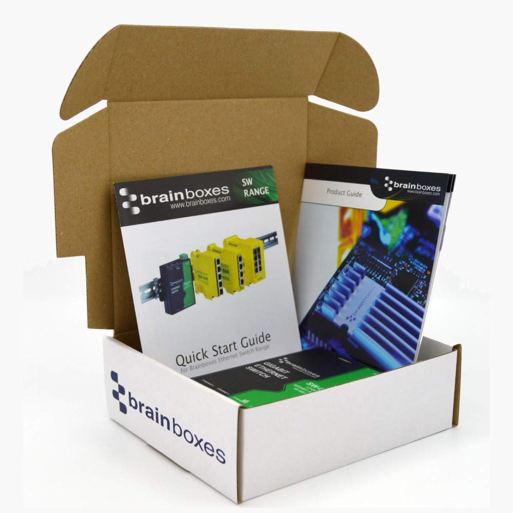 Brainboxes 5Port Gigabit Ethernet Switchtemperature (Sw-015)