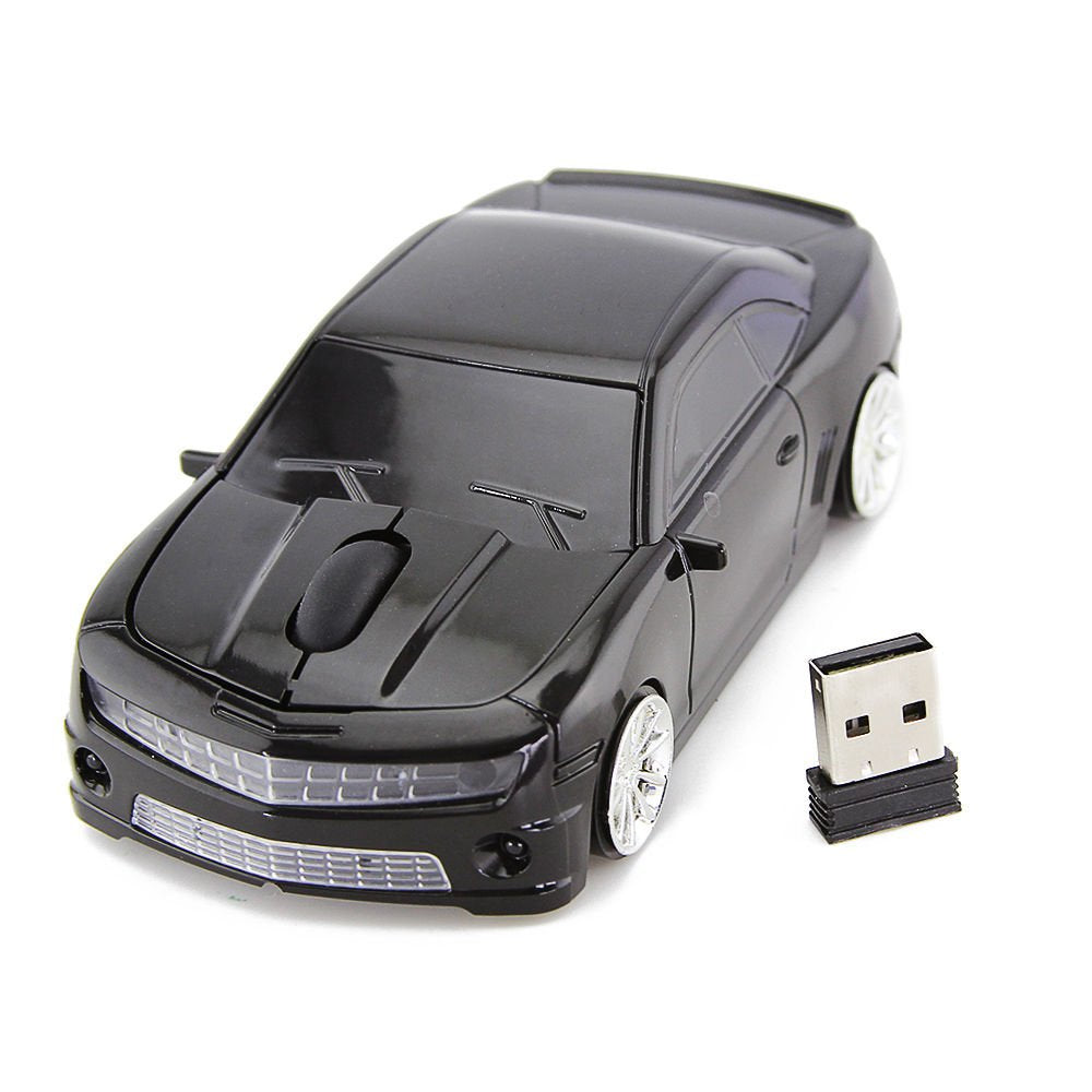 Jinfili Car Shape Wireless Mouse Ergonomic Optical Mice Usb Receiver 3D 2.4Ghz 1600Dpi For Pc Laptop Computer