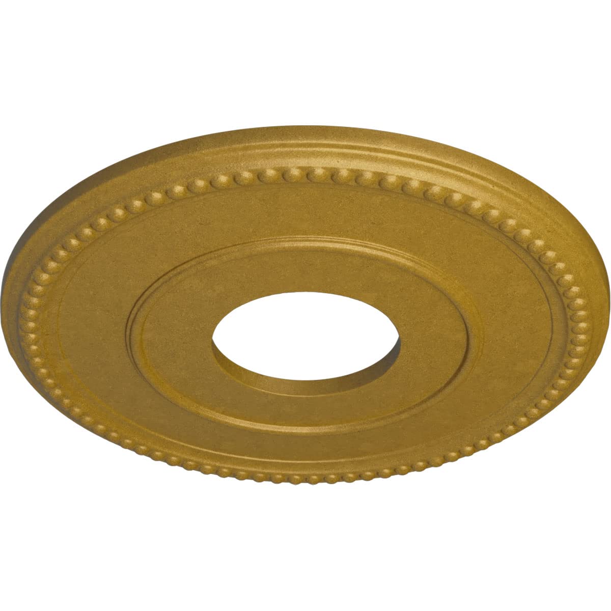 Ekena Millwork Cm12Brpgs 12-1/2 X 3-7/8 X 3/4 Bradford Ceiling Medallion, Pharaohs Gold