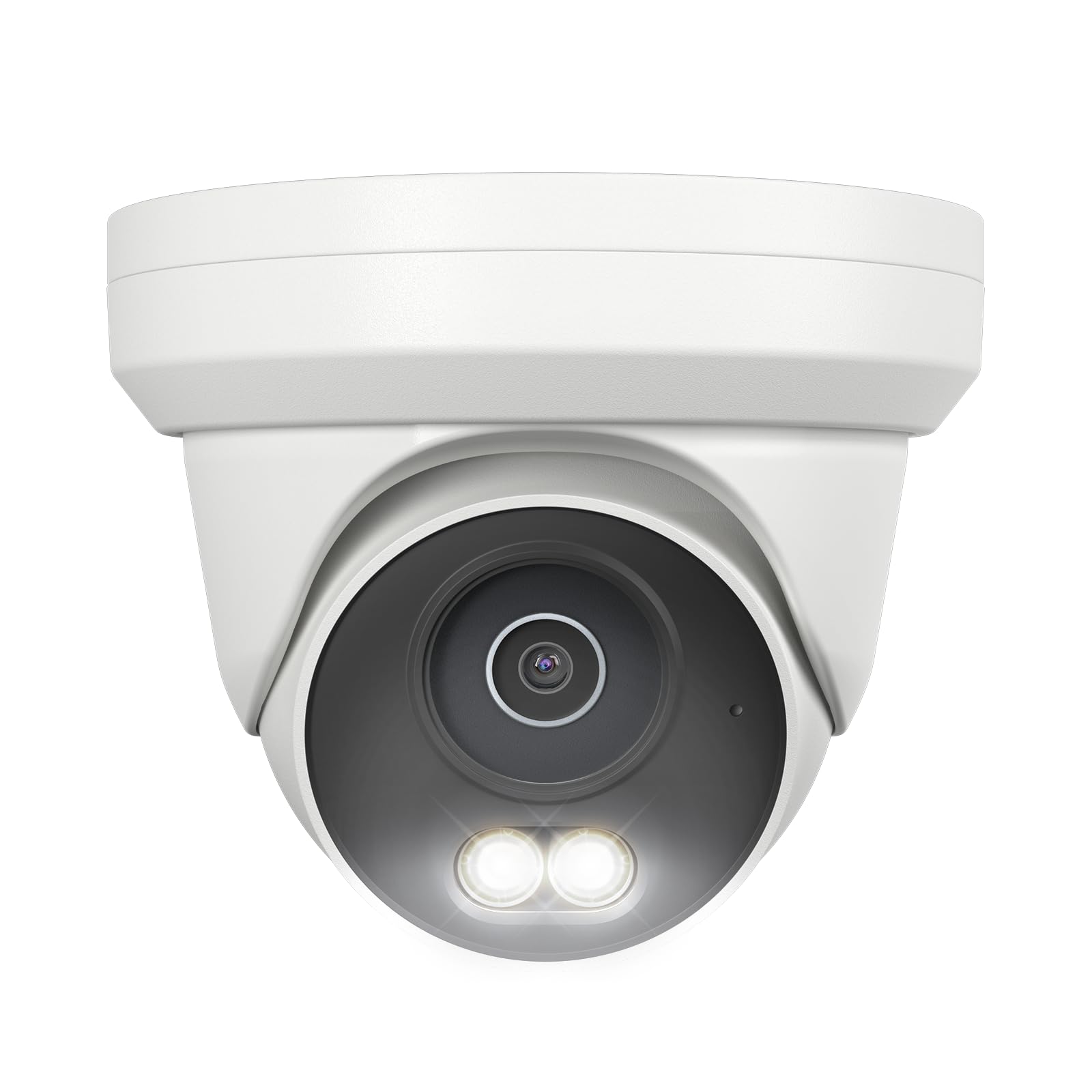 UNILOOK 4K PoE Security Camera, 8MP Turret IP Camera Outdoor Indoor Wired, 100ft Smart Color Night Vision, Human/Vehicle Detecti