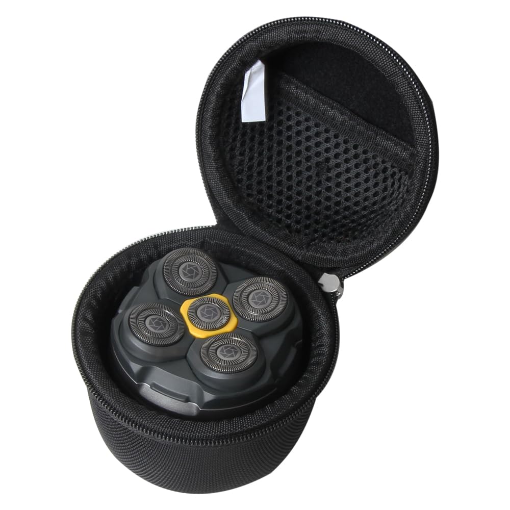 Hermitshell Hard Travel Case For Microtouch Titanium Electric Head Shaver   Rechargeable Head And Face Shaver For Men, Cordless