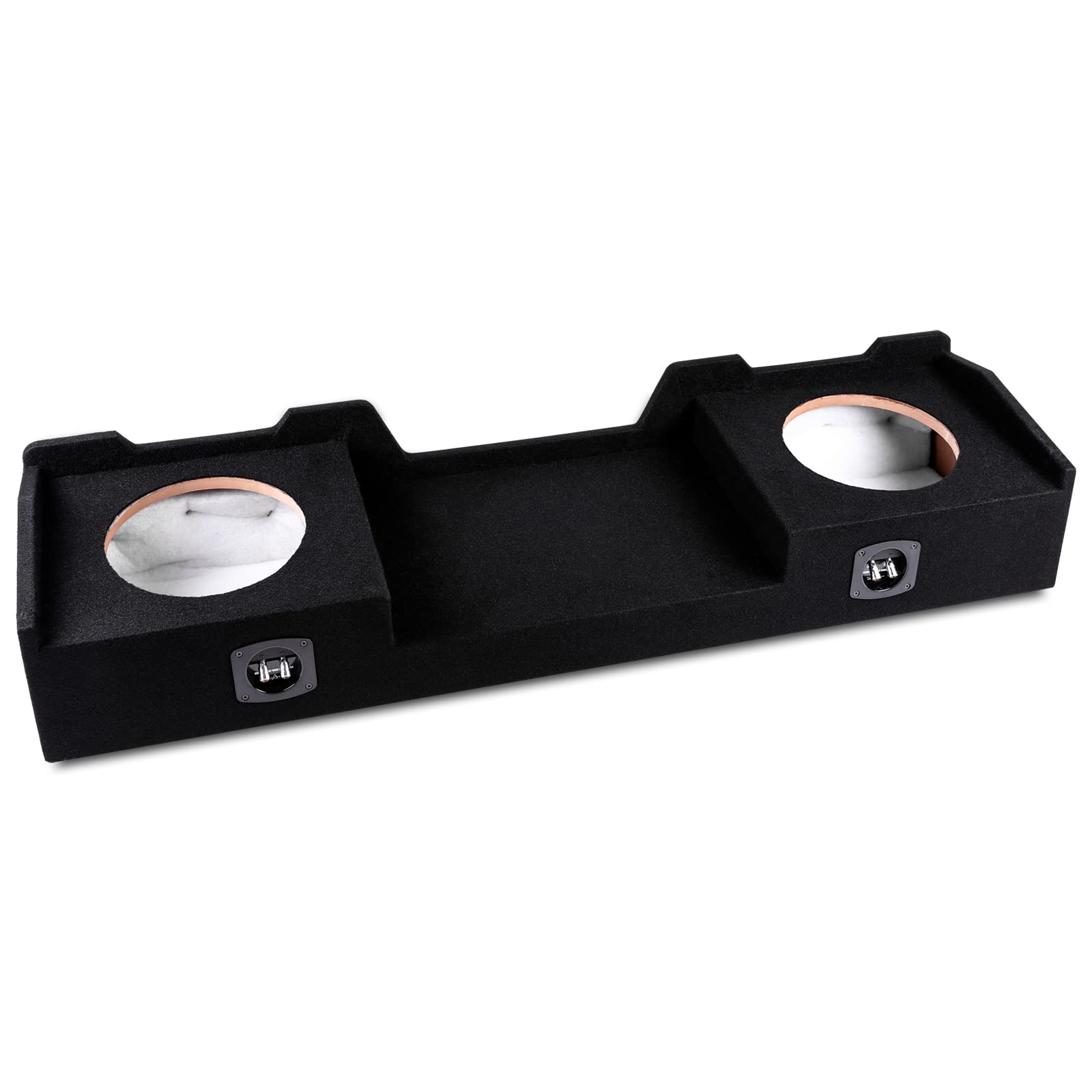 Skar Audio Dual 10" Subwoofer Enclosure for 1999-2006 Chevy Silverado/GMC Sierra - Black, Model VS-2X10GM-EXTCAB