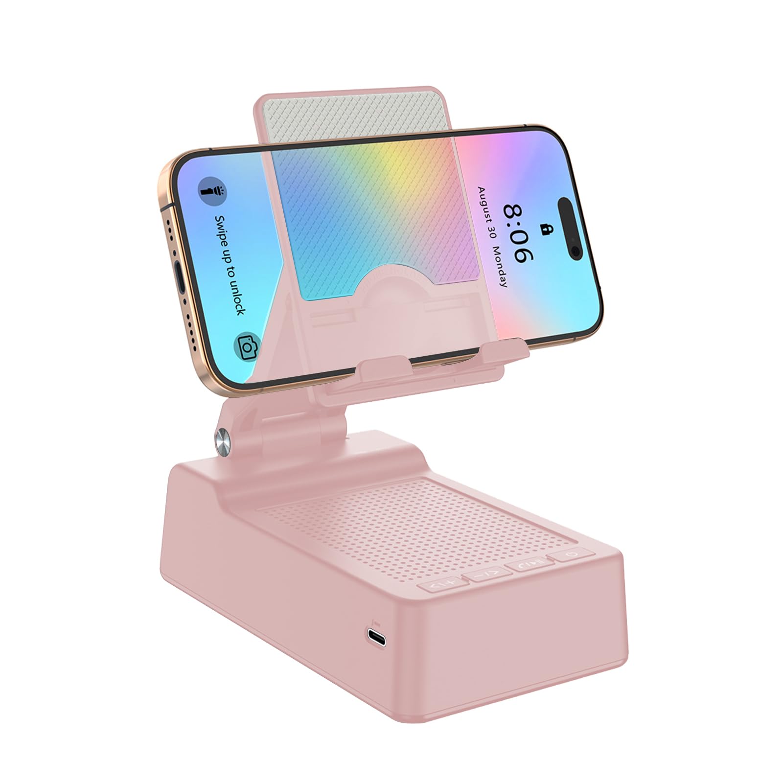 Fanlory Birthday Gifts For Women,Cell Phone Stand With Wireless Bluetooth Speaker And Anti Slip Base Hd Surround Sound For Home 