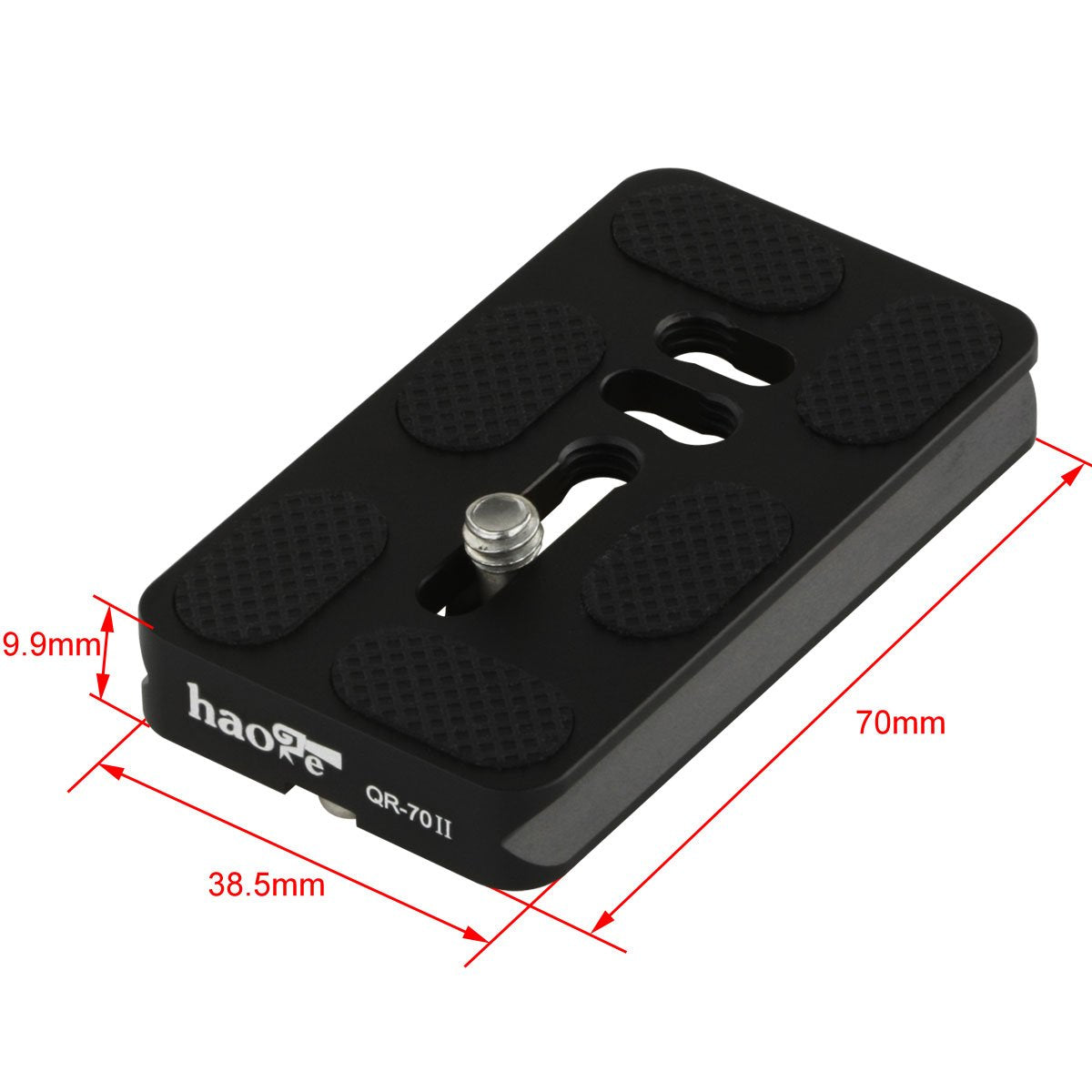 Haoge Qr 70Ii 70Mm Metal Universal Quick Release Plate Fits Arca Swiss Standard For Tripod Ballhead Panoramic Head Ball Head Clamp