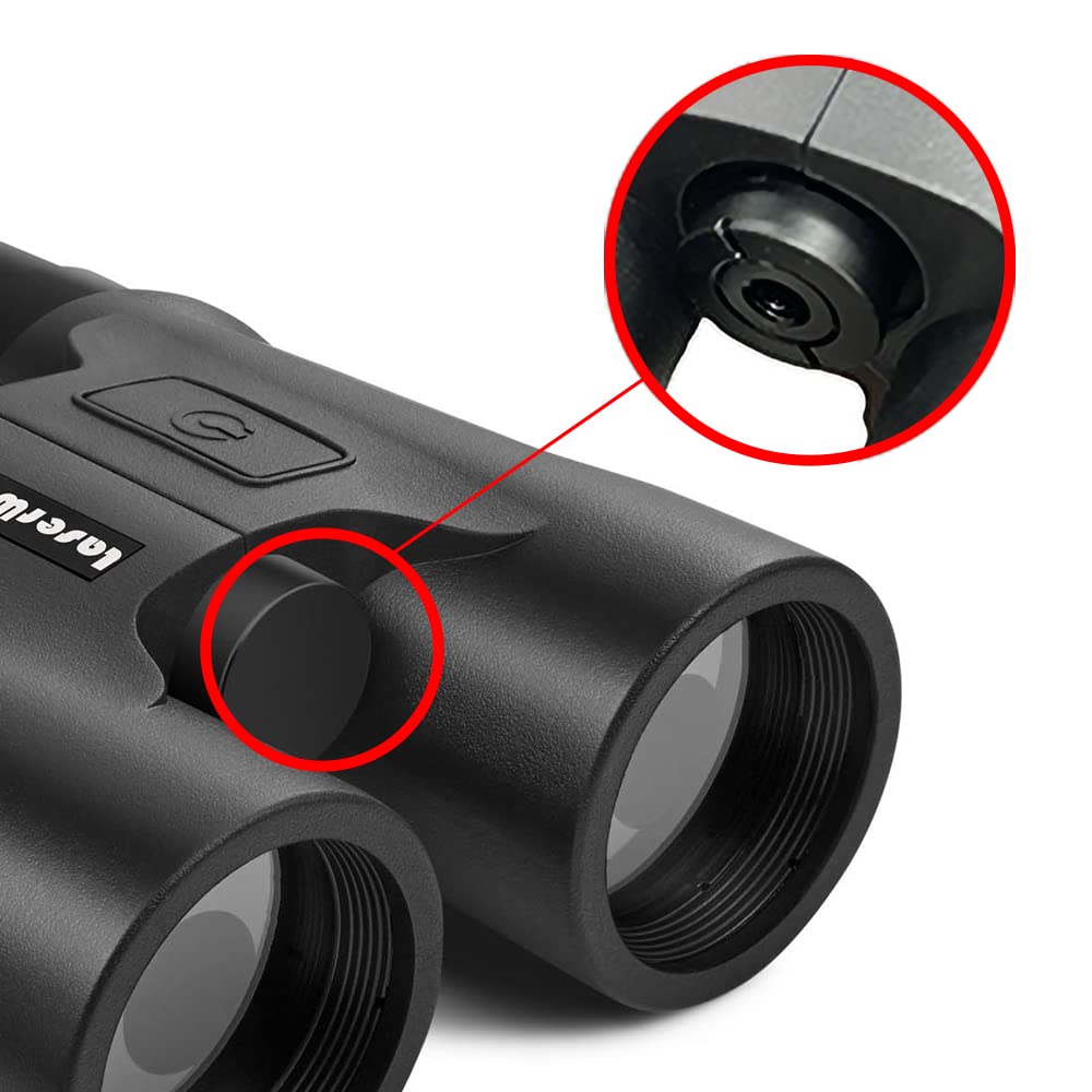 Laserworks Hunting Binoculars For Adults, Compact Binoculars With Rangefinder Built In, Range Finder Binocular For Hunting 1300Y