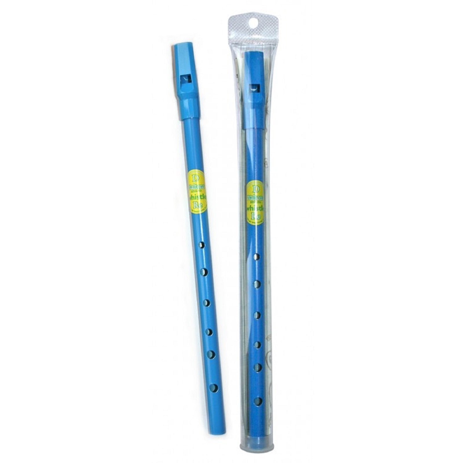 Waltons Blue Whistle Tube   Fun & Colorful Tin Whistle   Key Of D   Irish & International Instrument   Perfect For Beginners