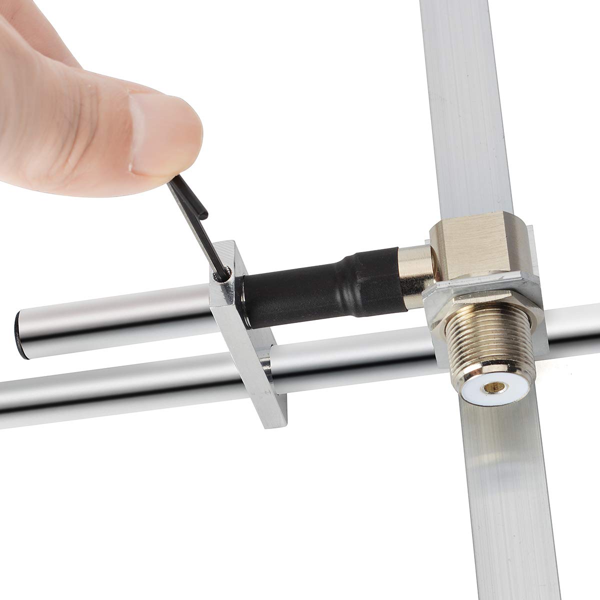 Twayrdio Tw Yg05 Outdoor Yagi Antenna Uhf 400 470Mhz High Gain 9 Dbi Sl16 Female Aluminum Alloy Antenna For Ham Radio Mobile Tra