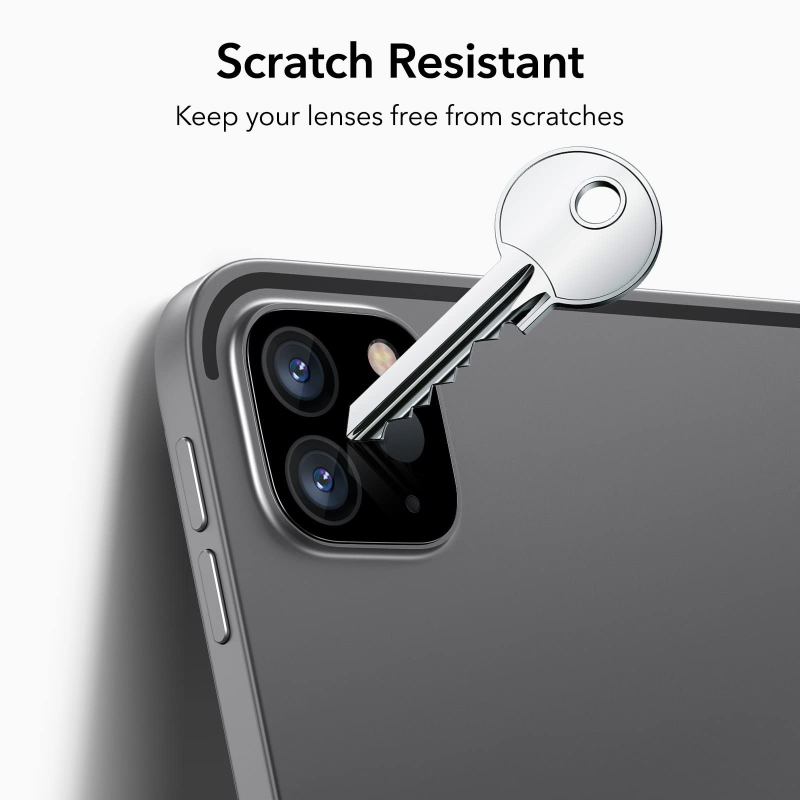 Esr 2 Pack Camera Lens Protector Compatible With Ipad Ipad Pro11/13 2024, Pro 12.9/11 Inch (2022/2021/2020), 9H Anti Scratch Tempered Glass, Hd Clarity, 3D Full Coverage