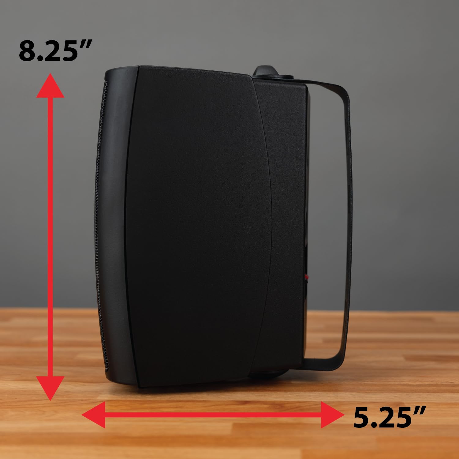 Dual Electronics Lu43Pb 4 3-Way High Performance Outdoor Indoor Wired Speakers | Effortless Set Up | Home, Pool, Patio, Garage U