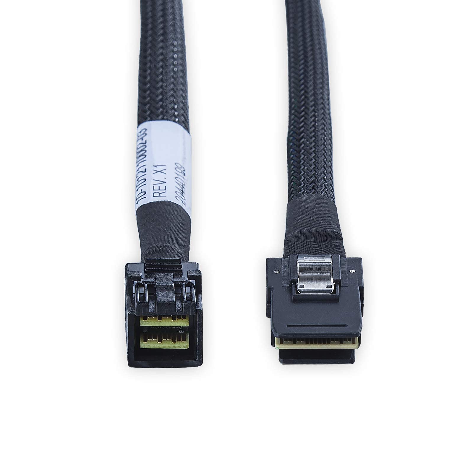 10Gtek# Internal Mini Sas Hd Sff 8643 To Mini Sas Sff 8087 Cable, 0.3 M(0.98Ft)