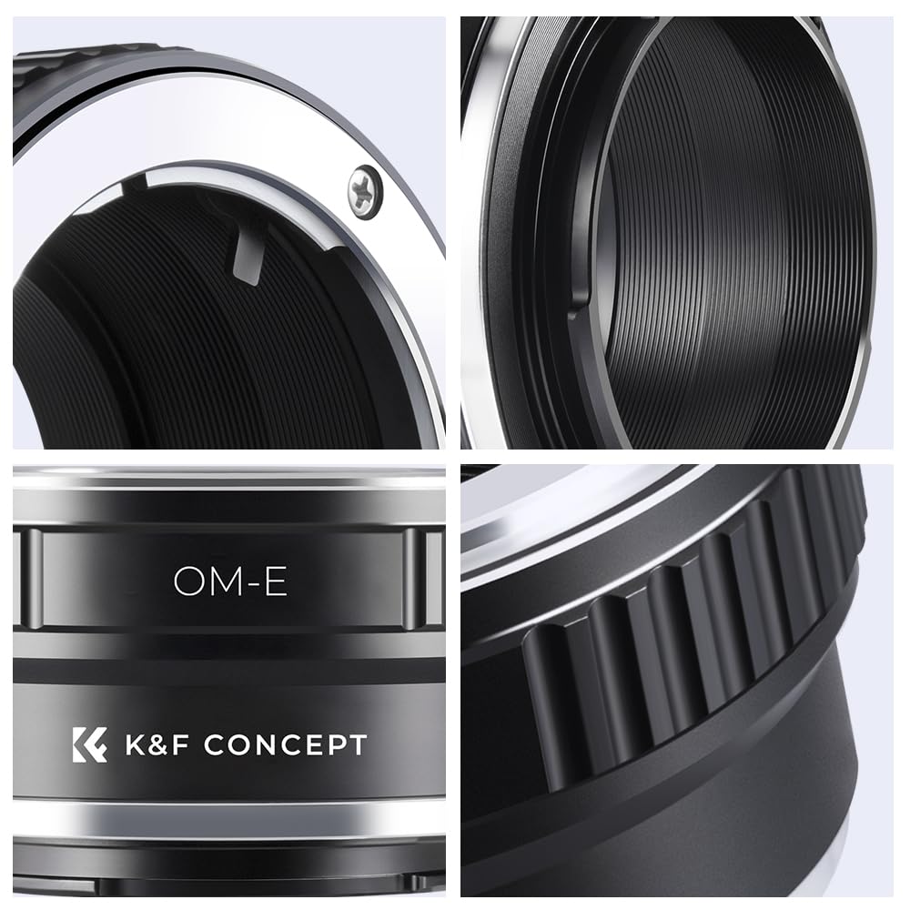 K&F Concept Lens Mount Adapter, Olympus Om Lens To Sony Nex (E Mount) Camera Body, For Nex 3, Nex 3N, Nex 5, Nex 5R, Nex 6, Nex 7