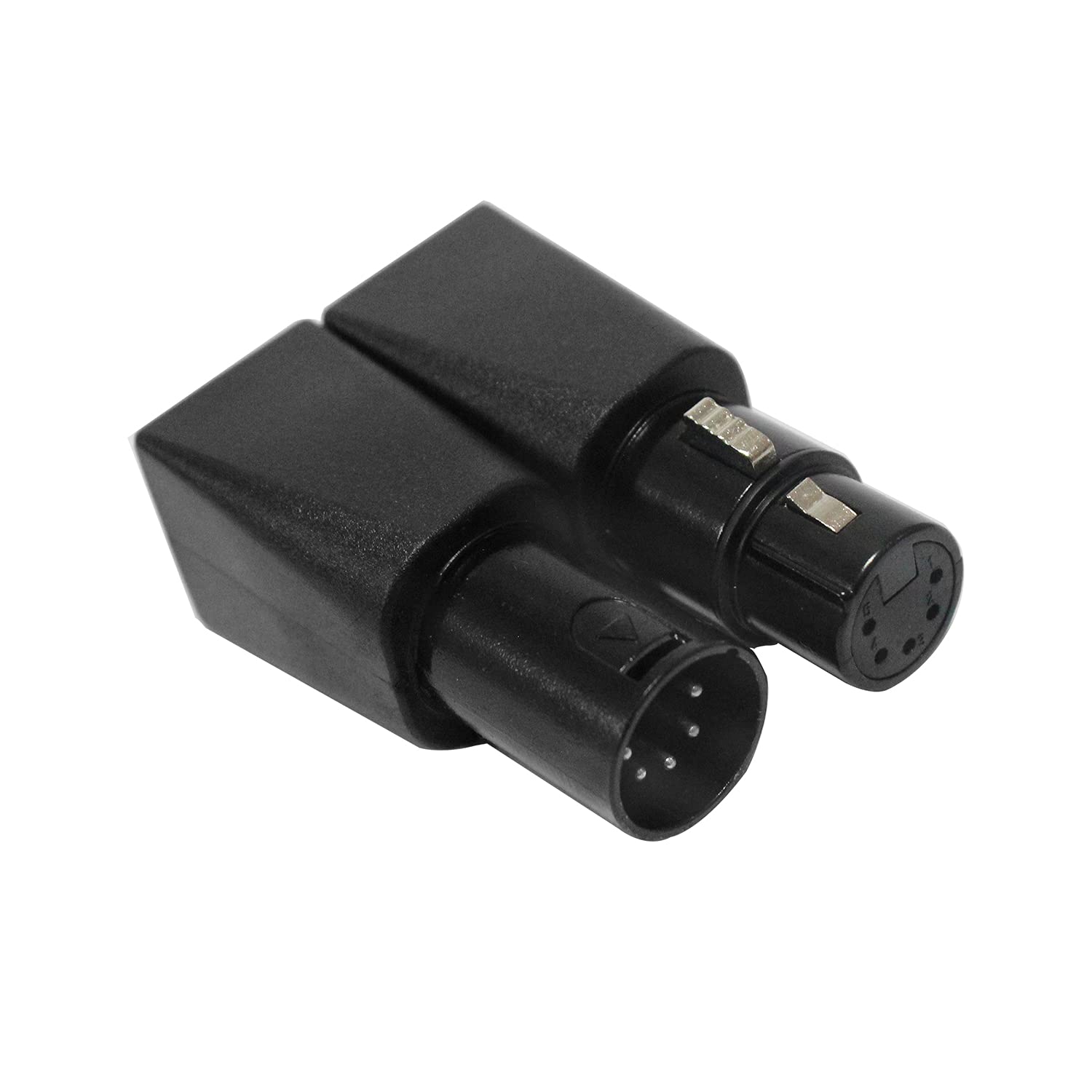 Toronce Dmx To Rj45 Connector Rj45 Ethernet To 5 Pin Xlr Dmx Female & Male Adapter Sets (5Pin_1Pair)