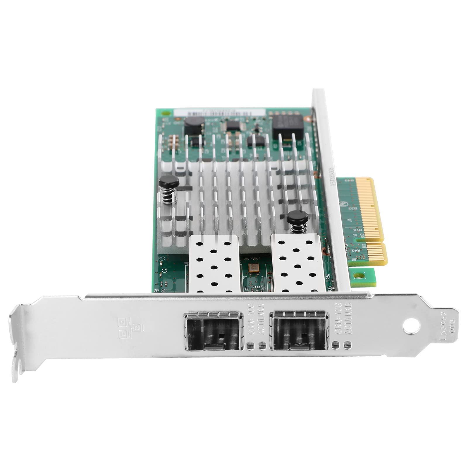 Vogzone For Intel X520 Da2/X520 Sr2 10Gbe Converged Network Card Dual Sfp+ Port Pci E X8 With Intel 82599Es Chip