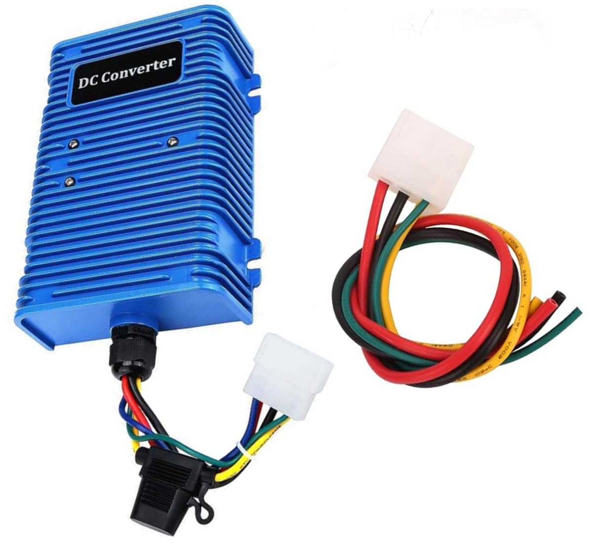 30 Amp Dc Converter I Golf Cart Voltage Reducer Voltage Converter (36V/48V To 12V) With Dual Power Source Fits On Club Car E Z G