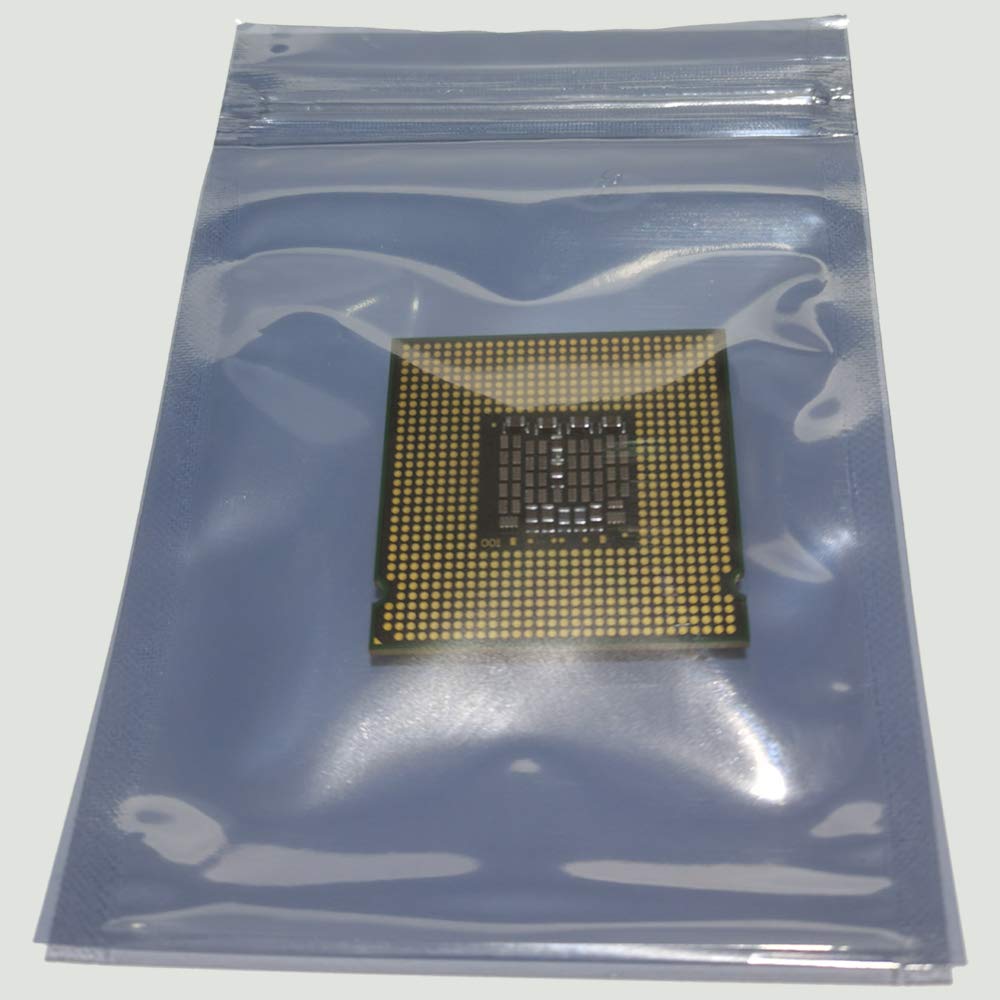 Daarcin Antistatic Bags,100Pcs 3.2X4.7In/8X12Cm Esd Bags With Labels For Hard Drive Hdd Esd Shielding Bags For Varieties Of Elec