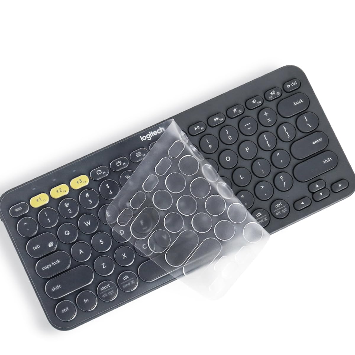 Keyboard Cover For Logitech K380 Pebble Multi Device Bluetooth Keyboard/Logitech Pebble Keys 2 K380S/Logitech K380 Multi Device