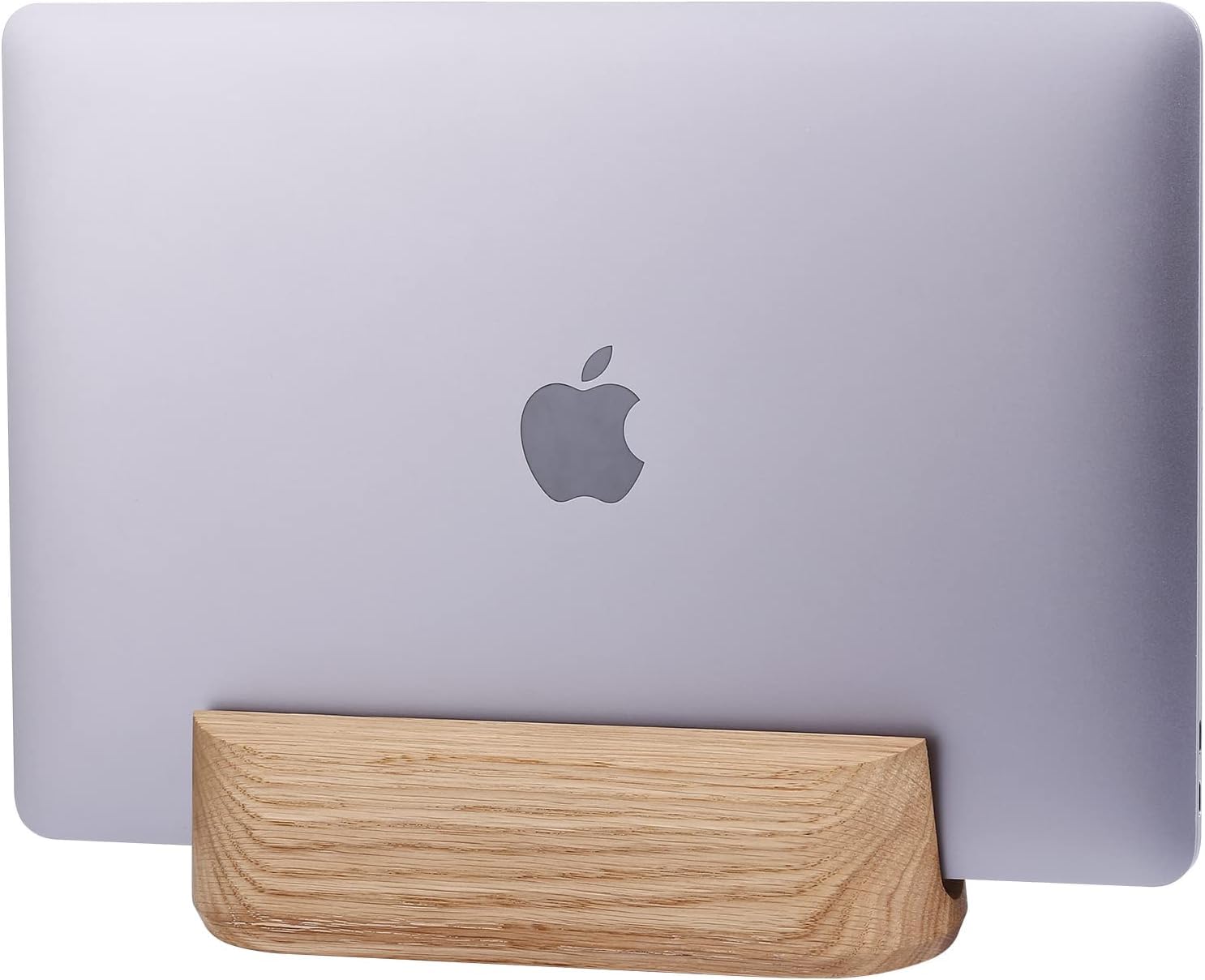 TheHrdwoodCom Laptop Stand Vertical Laptop Holder for Desk - All MacBook Vertical Stand up to 0.7 Thick - Handmade MacBook Hol