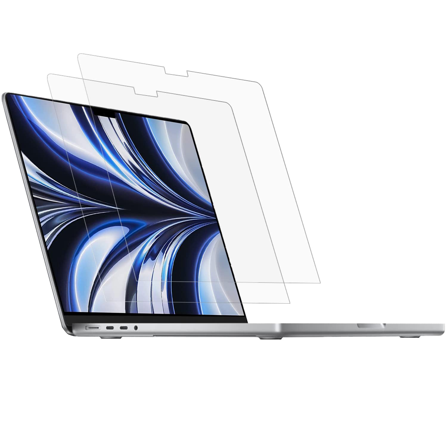 Yinoveen 2 Pack Matte Anti Glare Screen Protector For Macbook Air 13.6 Inch (M3/M2,A3113/A2681,2024/2022) Laptop, Eye Protection