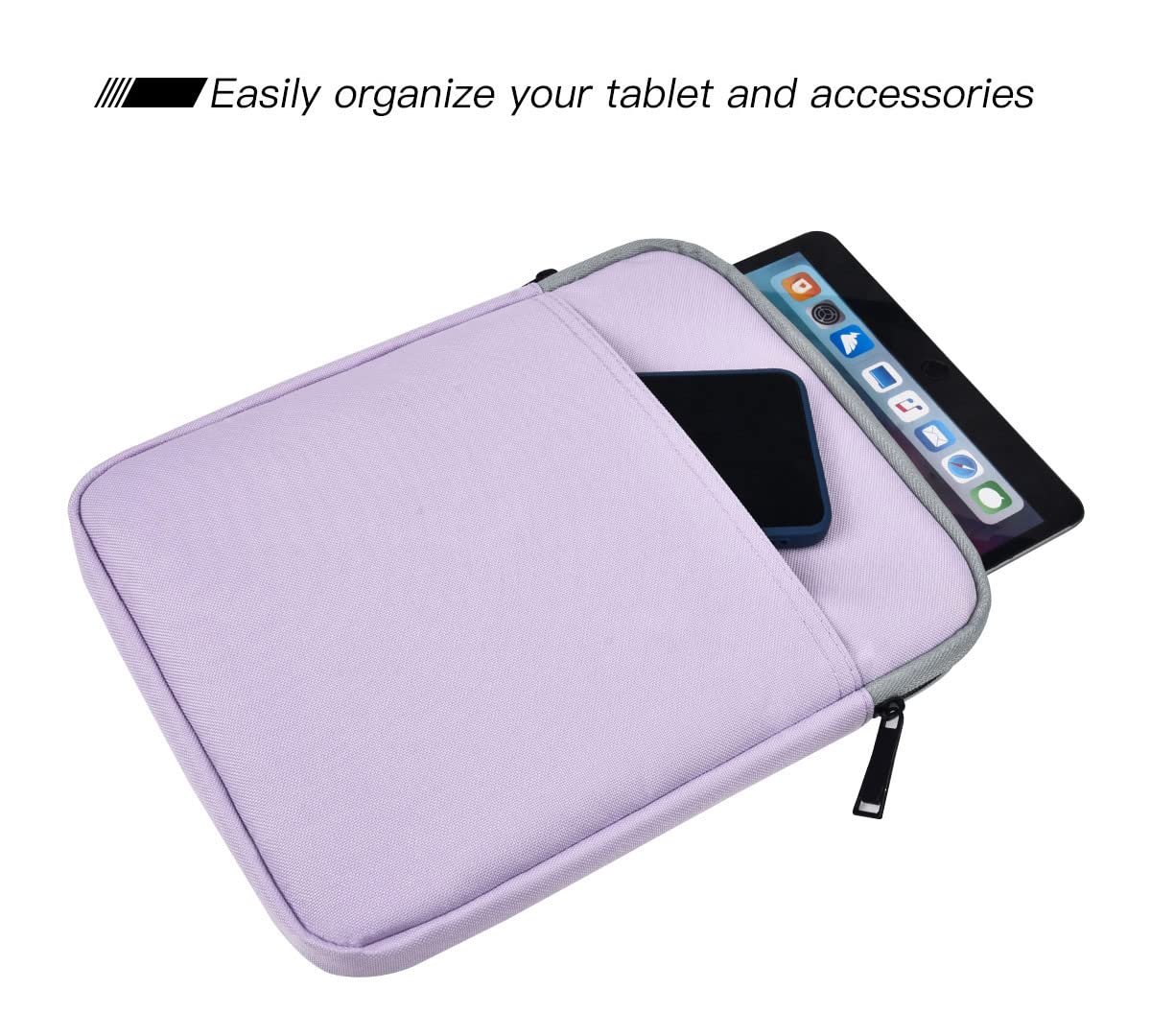 10.9 Inch Tablet Sleeve For 11'' Samsung Galaxy Tab A9+/ S9 Fe 10.9/A8 S8 11''/S6, Ipad 10/9/8/7Th Gen, Ipad Air 5/4/3, Ipad Pro