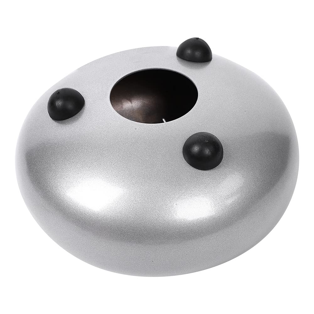 Hand Drum, Kettle Drum Steel Tongue Drum 10 8 Tone Steel Drum Hand Pan for Kids Adults Beginners for Home School Band(Silver)