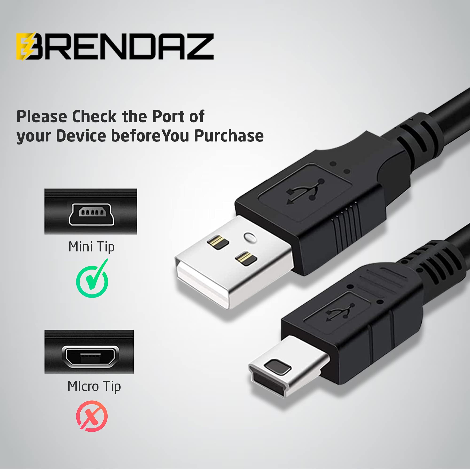 Mini Usb Charger Cable For Ti 84 Plus Ce Calculator   Usb Charge And Data Cord Compatible With Texas Instruments Ti84 Plus Ce, Ti 84 Plus, Ti 89 Titanium, Ti Nspire Cx Graphing Calculator (6 Feet)