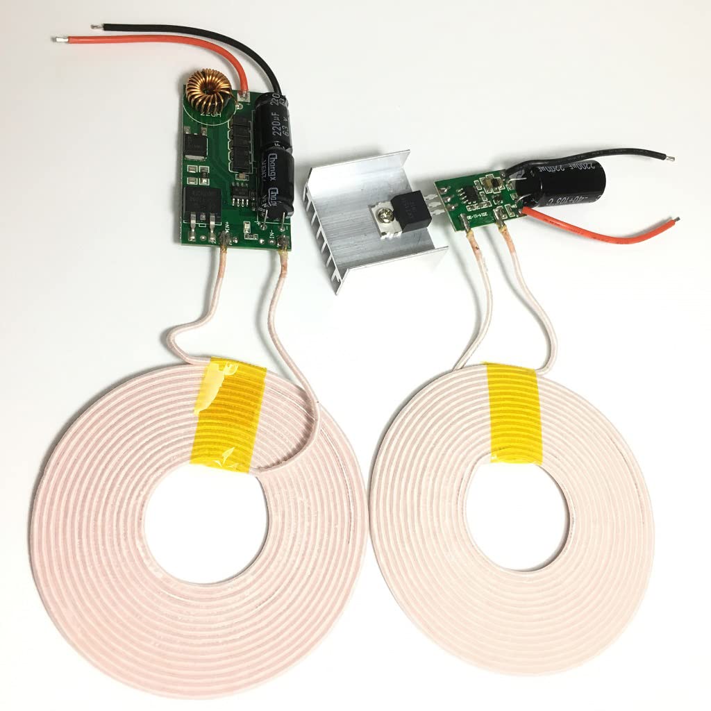 Taidacent 12V 3A High Power Long Distance Wireless Inductive Coil Modules Wireless Charging Coil Wireless Transmitter And Reveiv