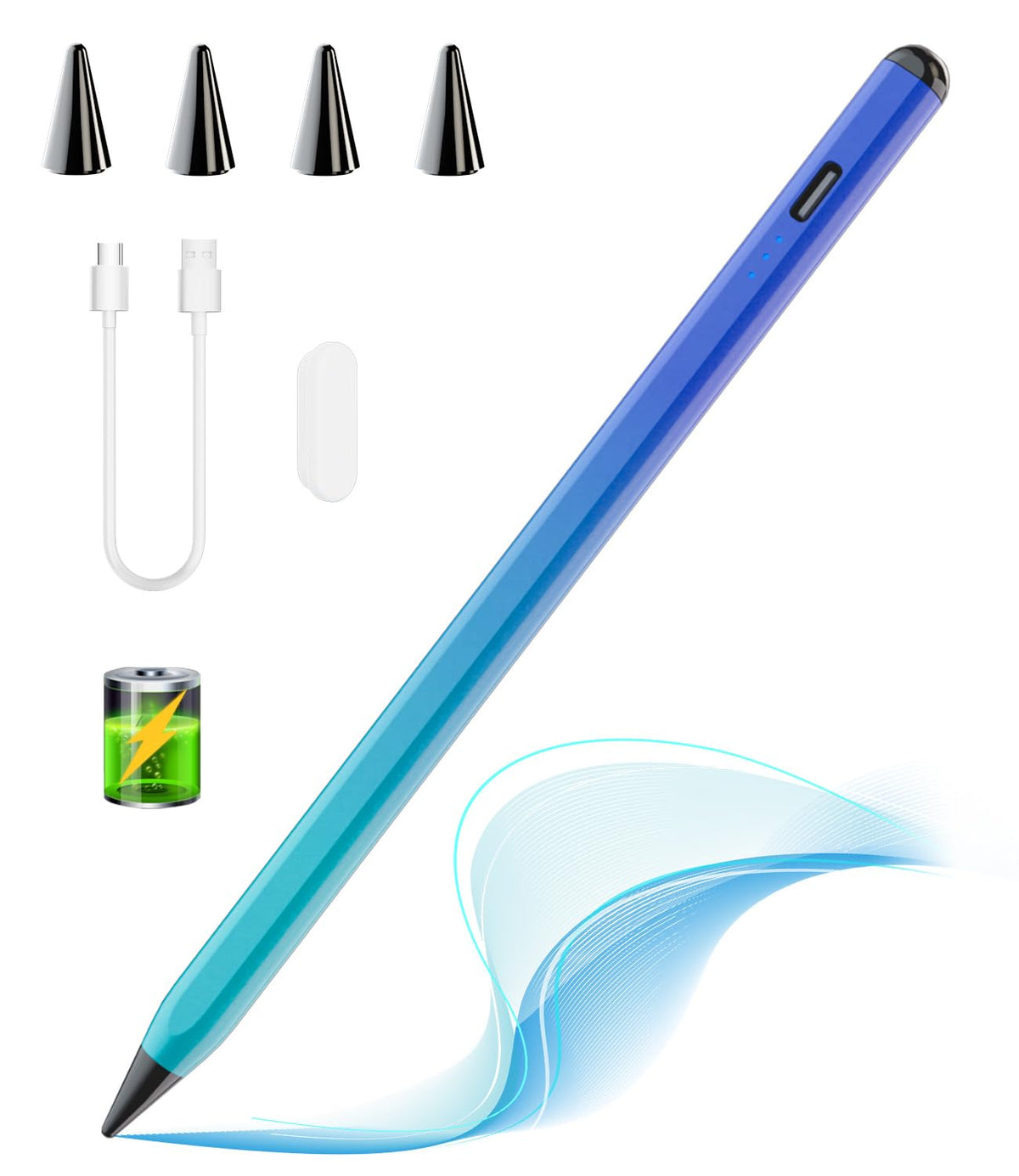 Stylus Pen For Ipad, Apple Pencil For Ipad 10Th 9Th Gen, Apple Pen Ipad Pencil For Ipad Air 5/4/3Rd, Ipad Pro 11/12.9 Inch, With