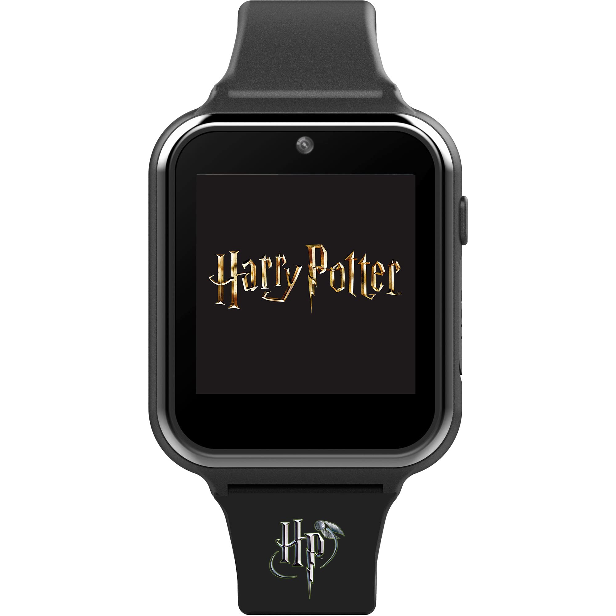 Accutime Kids Harry Potter Educational Learning Touchscreen Black Smart Watch Toy With Black Strap For Girls, Boys, Toddlers   S