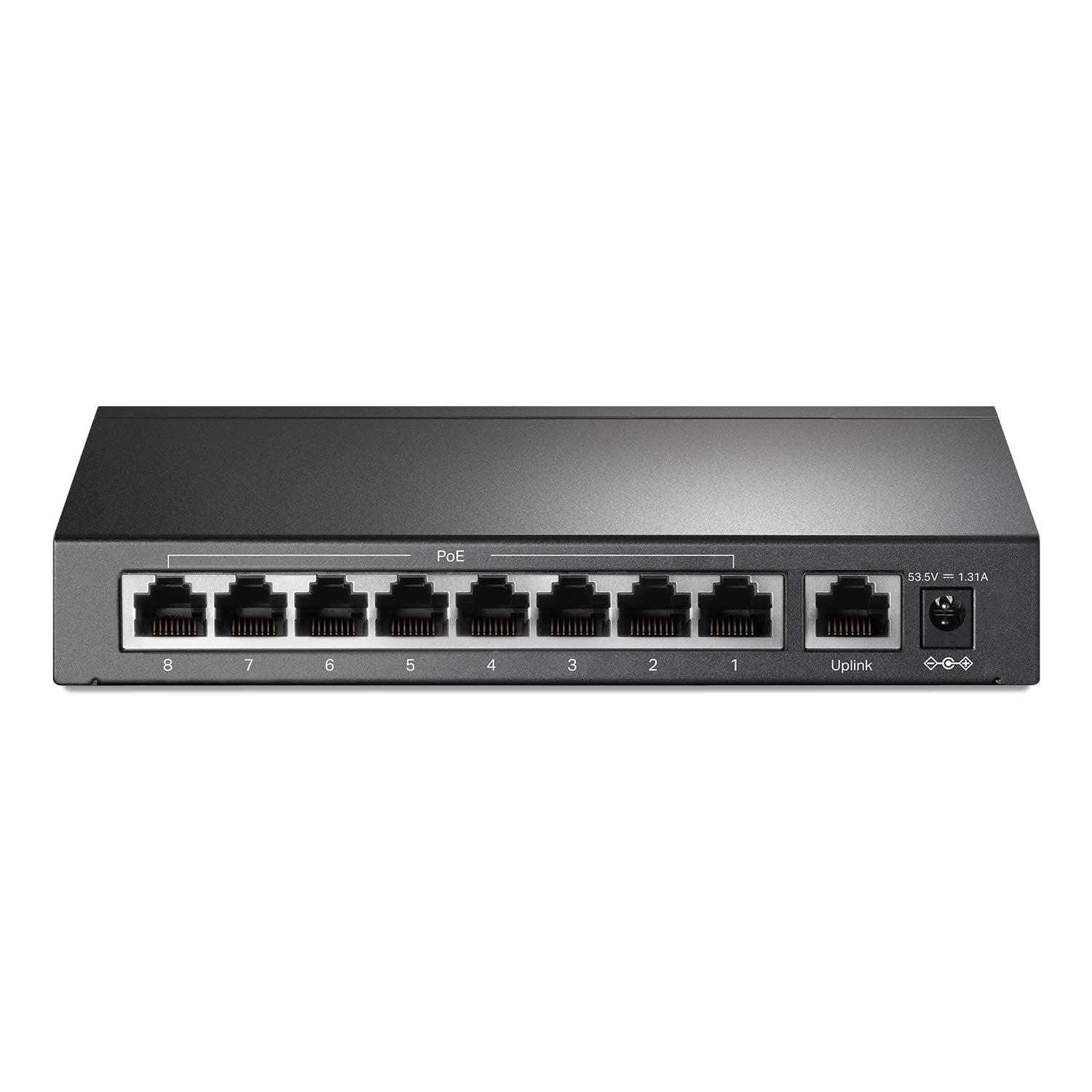 TP-Link 9 Port Fast Ethernet 10/100Mbps PoE Switch 8 PoE+ Ports @65W Sturdy Metal w/Shielded Ports Protection Extend Mode Priori