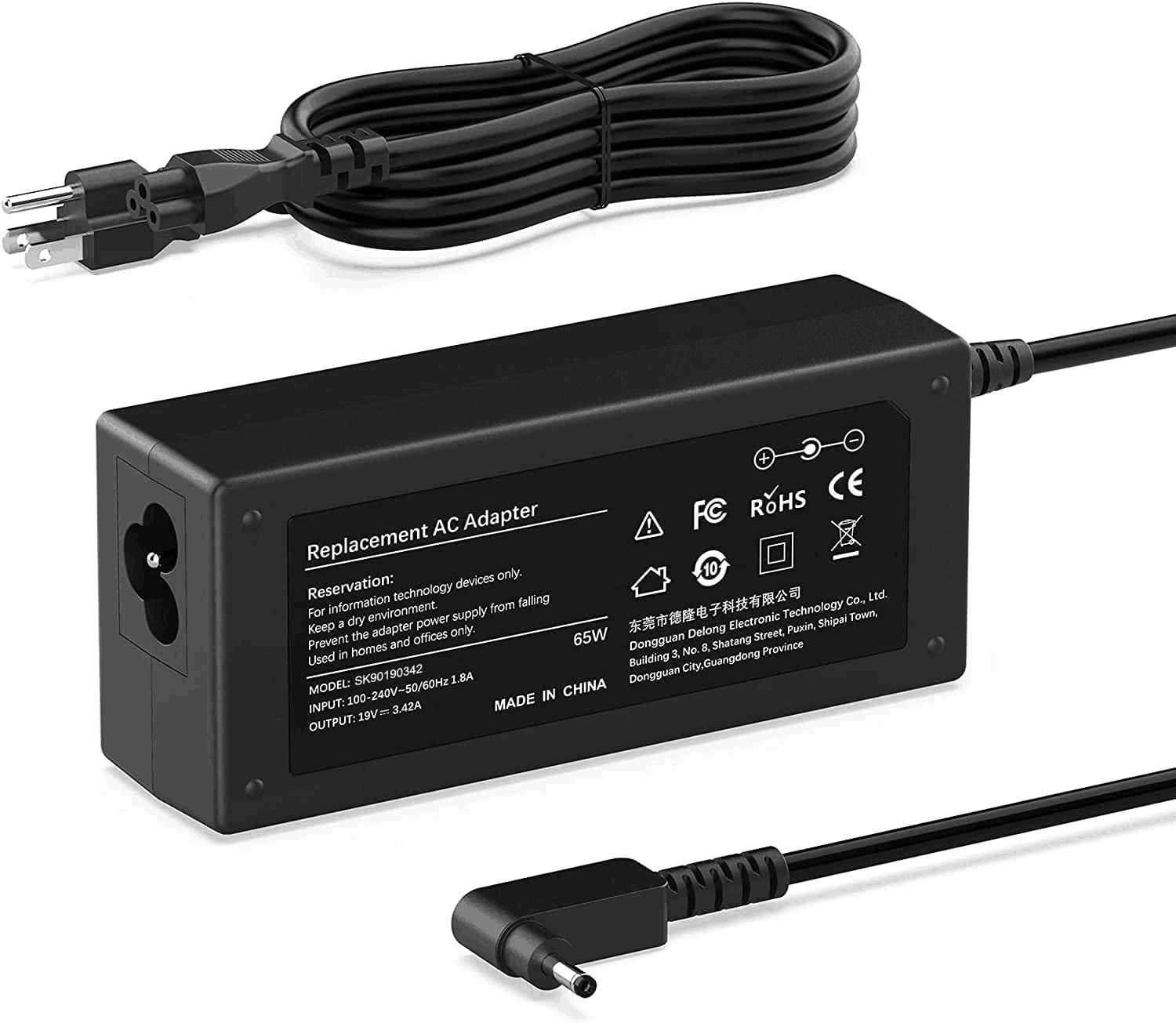 VUOHOEG 19V Laptops Charger Compatible with Acer Aspire 5 A515-56- 36UT Slim A515-54 Spin 1 3 5 Swift 3 SA-271 Chromebook C720 C