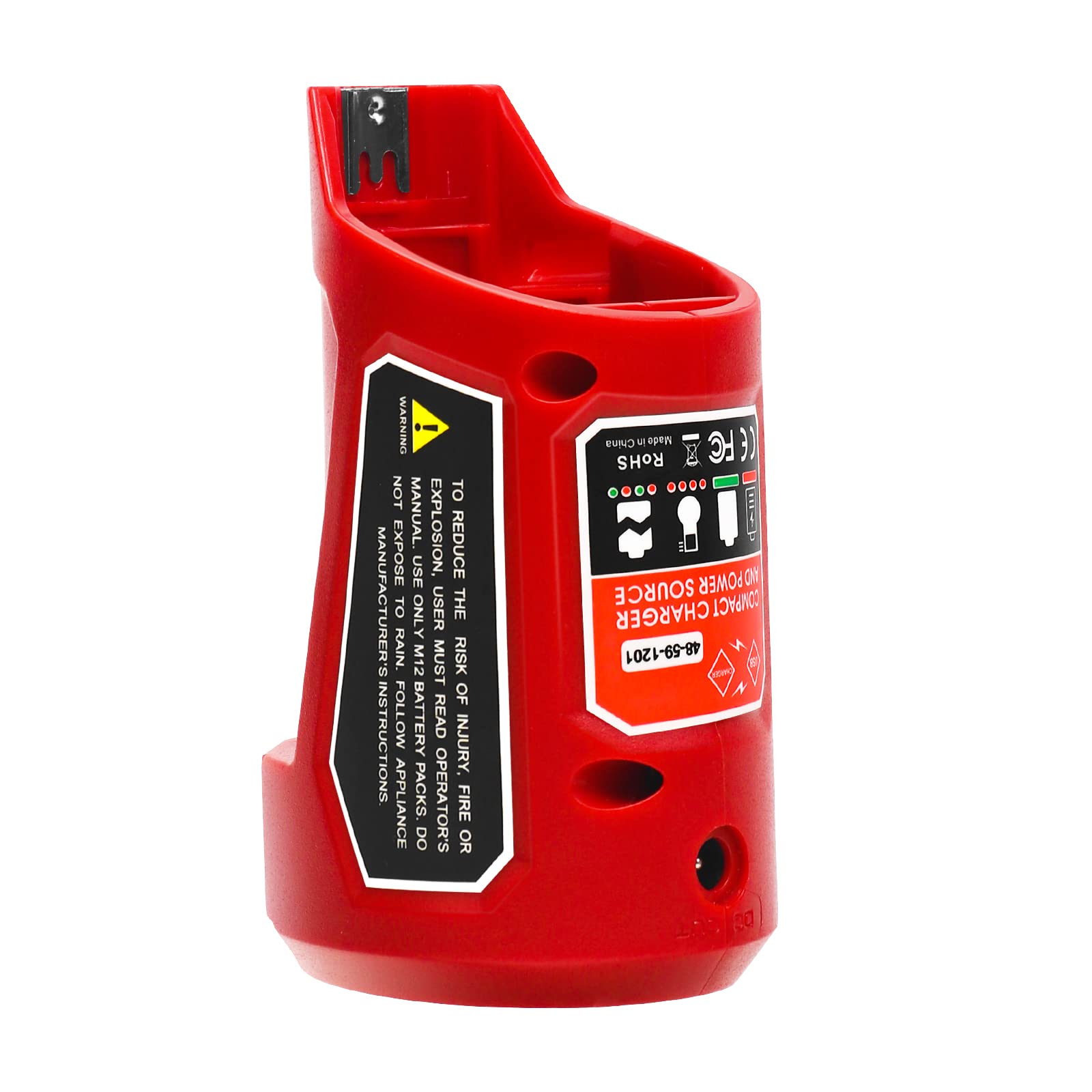 HLiePiHa Replacement for Milwaukee M-12USB 12V Battery Charger 48-59-1201 49-24-231, USB Lithium-ion Battery and Portable Power
