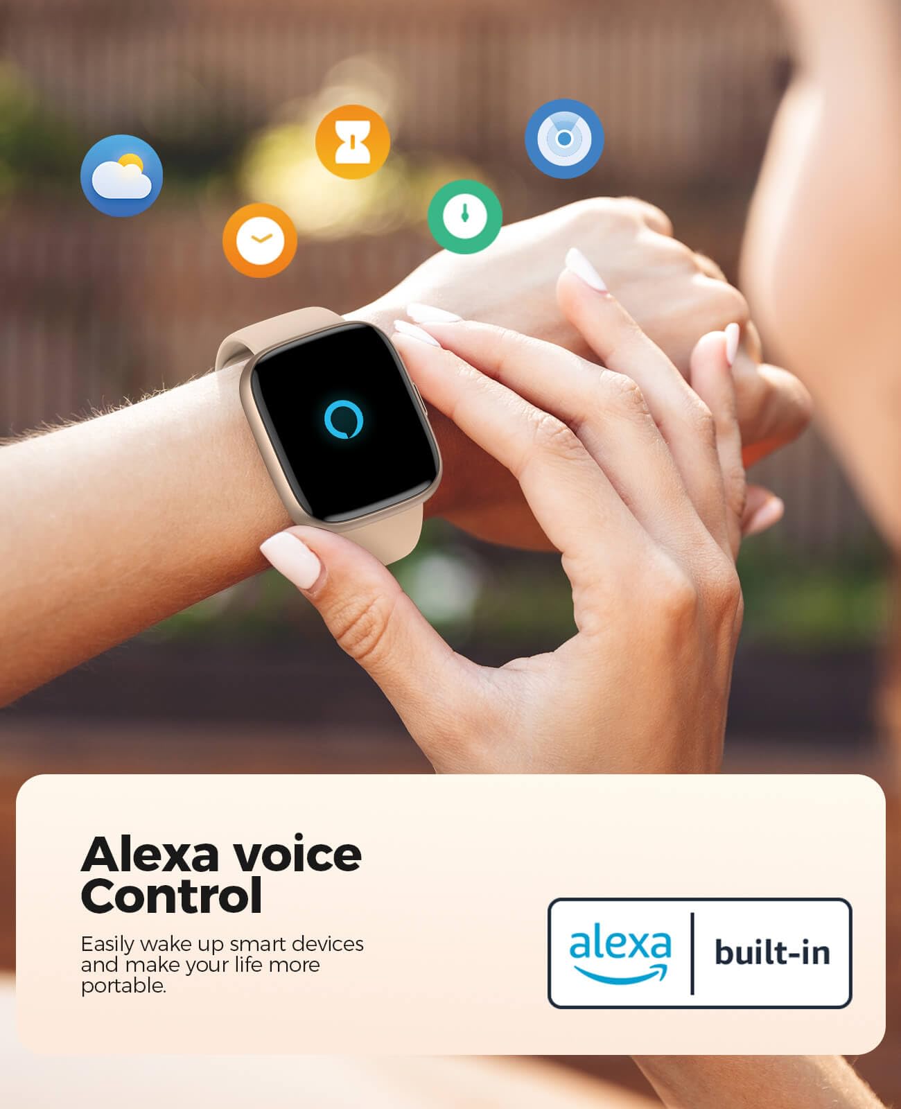 2024 Smart Watches For Women, Ip68 Waterproof, Alexa Built In 1.83' Hd Diy Dial With Heart Rate, Blood Oxygen, Sleep, 100 Sport