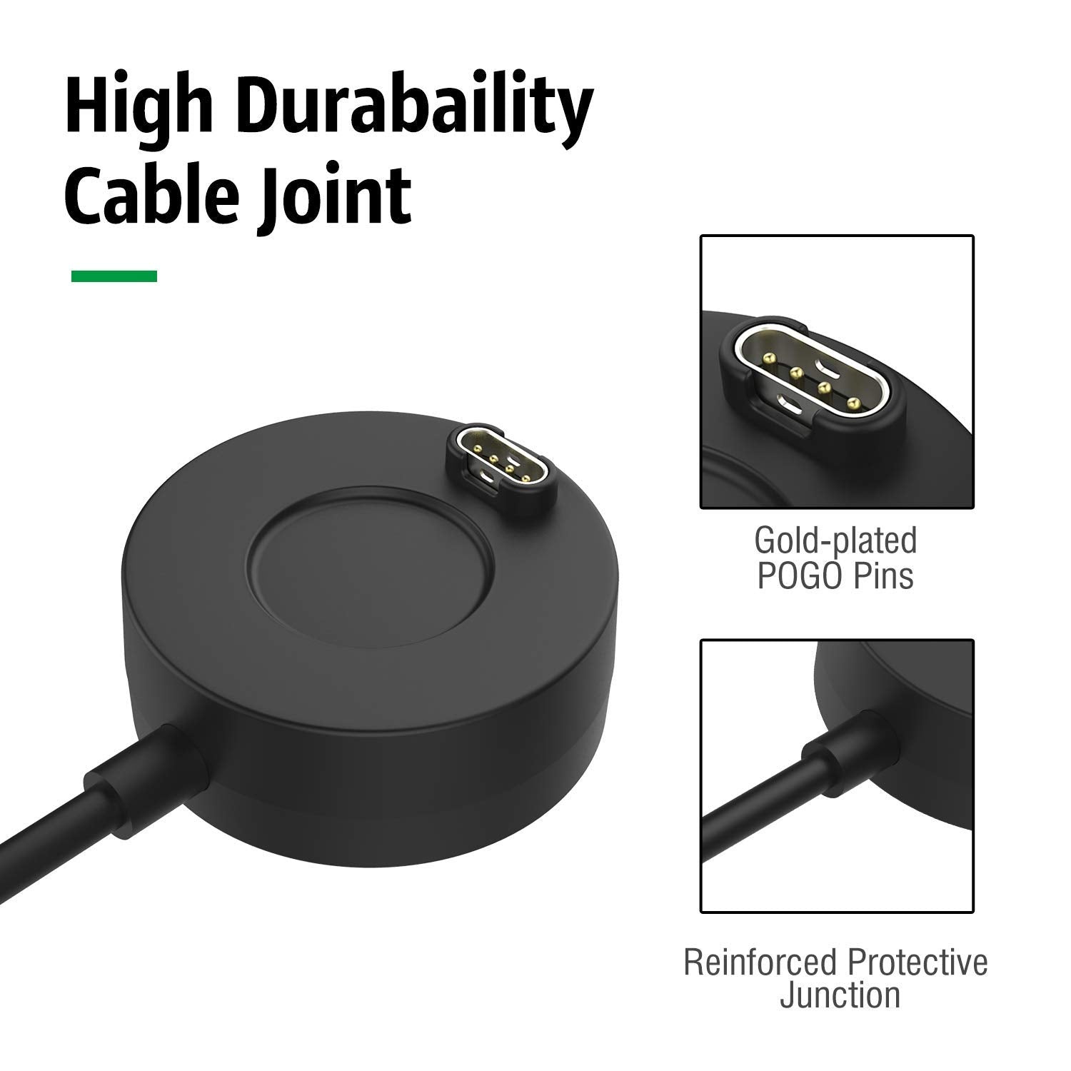 Charger Compatible With Garmin Fenix 7/7S/7X, Fenix 6/6S/6X, Fenix 5/5S/5X Charger Charging Stand, Charging Dock Station Cradle