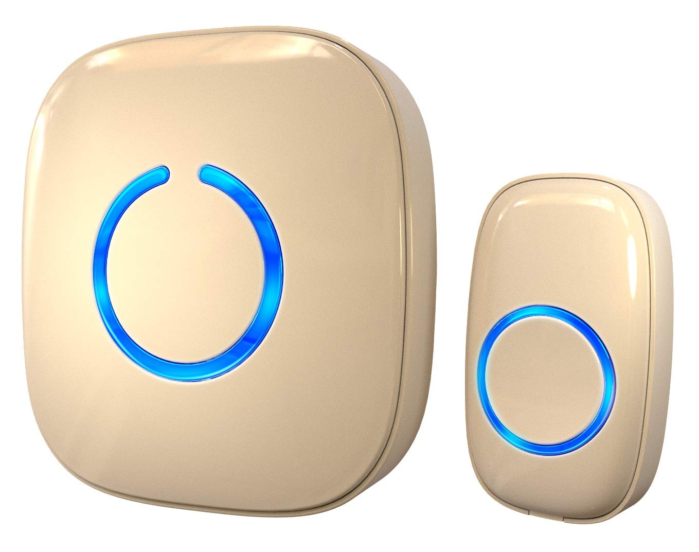 Sadotech Wireless Doorbells For Home, Apartments, Businesses, Classrooms, Etc.   1 Door Bell Ringer & 1 Plug In Chime Receiver,