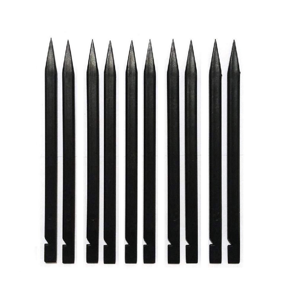 Fixinus 100 Pieces Universal Black Stick Spudger Opening Pry Tool Kit For Iphone Mobile Phone Ipad Tablets Macbook Laptop Pc Rep