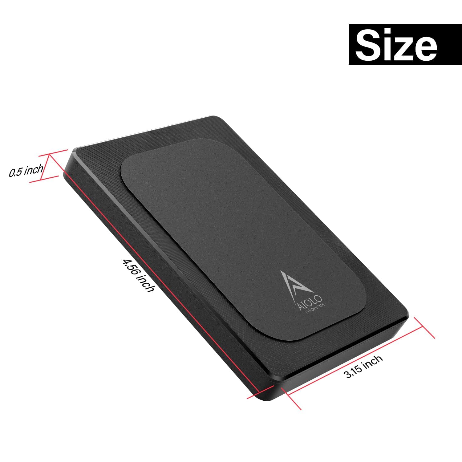 Aiolo Innovation 1Tb External Hard Drive Ultra Slim Portable Hdd Usb 3.0 For Pc, Mac, Laptop, Ps4, Xbox One,Xbox 360 Model A4