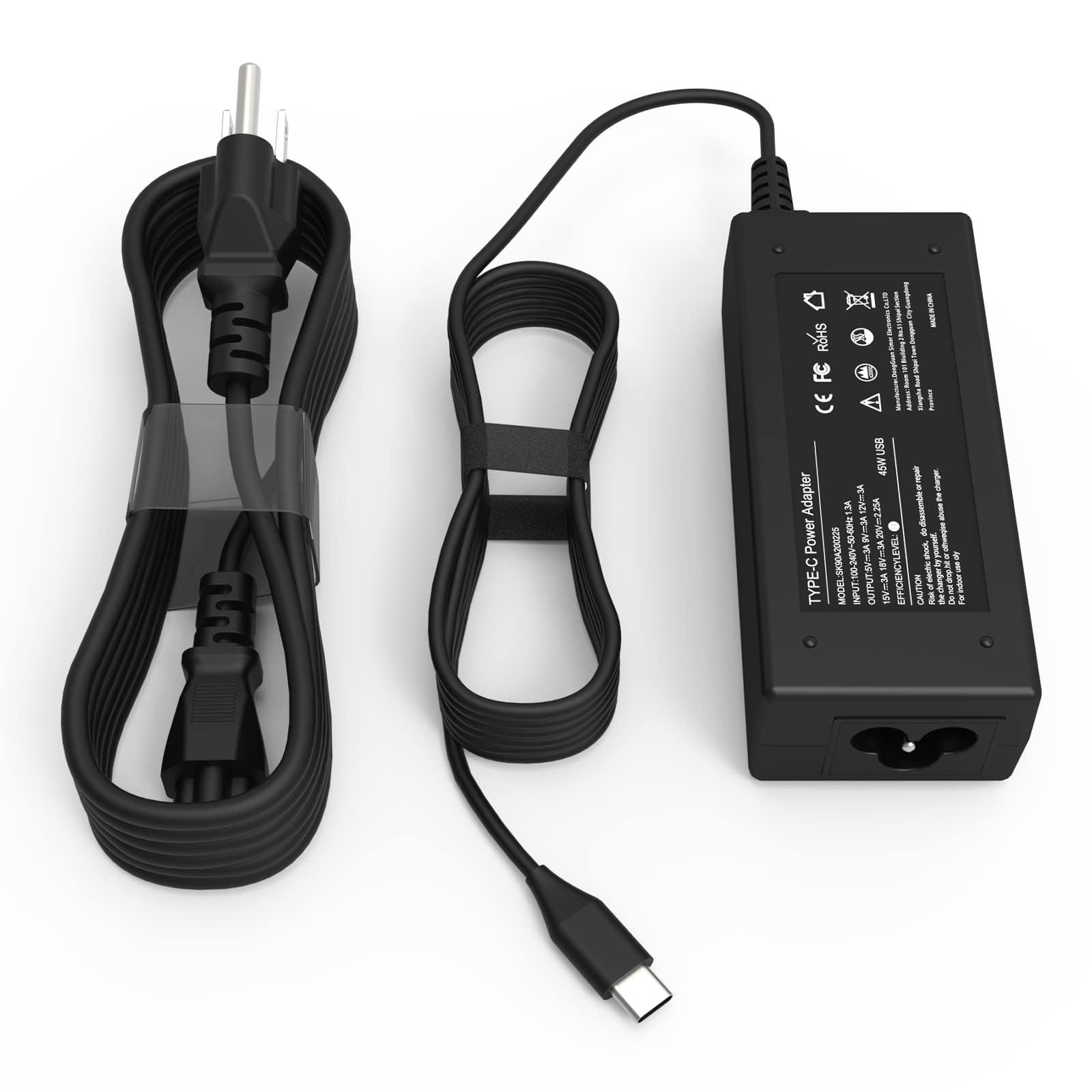 Universal 45W Type C Usb C Chromebook Charger Laptop Replacement For Hp 14 14A 11 11A G9 6 7 8 Ee X360 14 Ca051Wm 14 Ca052Wm,Len