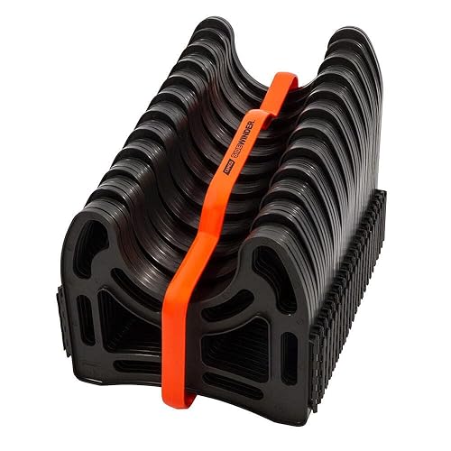 Camco 20 Ft (43051) Sidewinder Rv Sewer Hose Support, Made From Sturdy Lightweight Plastic, Wont Creep Closed, Holds Hoses In Pl,WBAUVB000BUU5WW